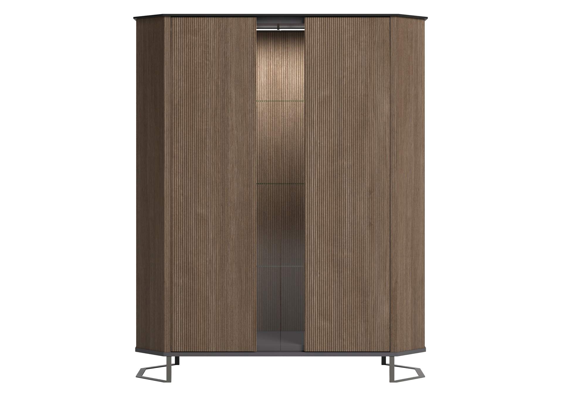 Hexagon 2 Door Cabinet image 1