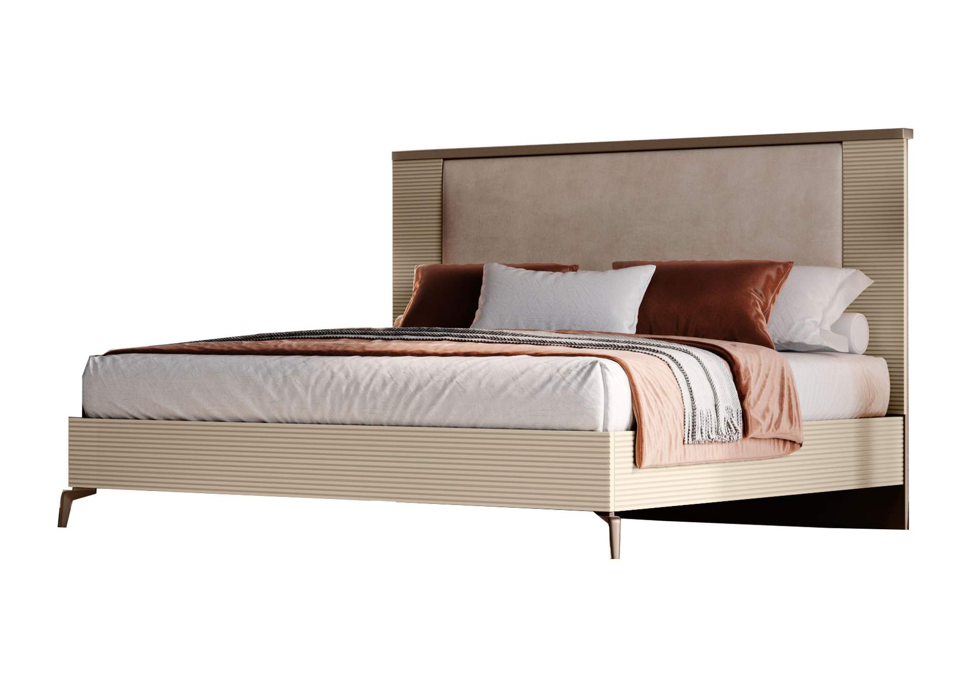 Linea Queen Bed Upholstered image 1
