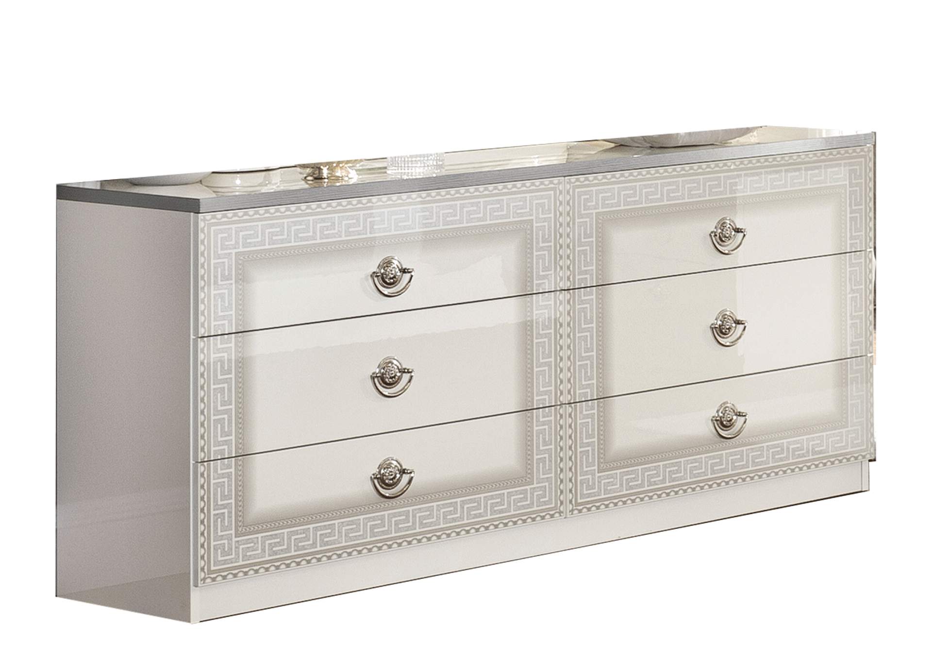 Aida White with Silver Double Dresser image 1