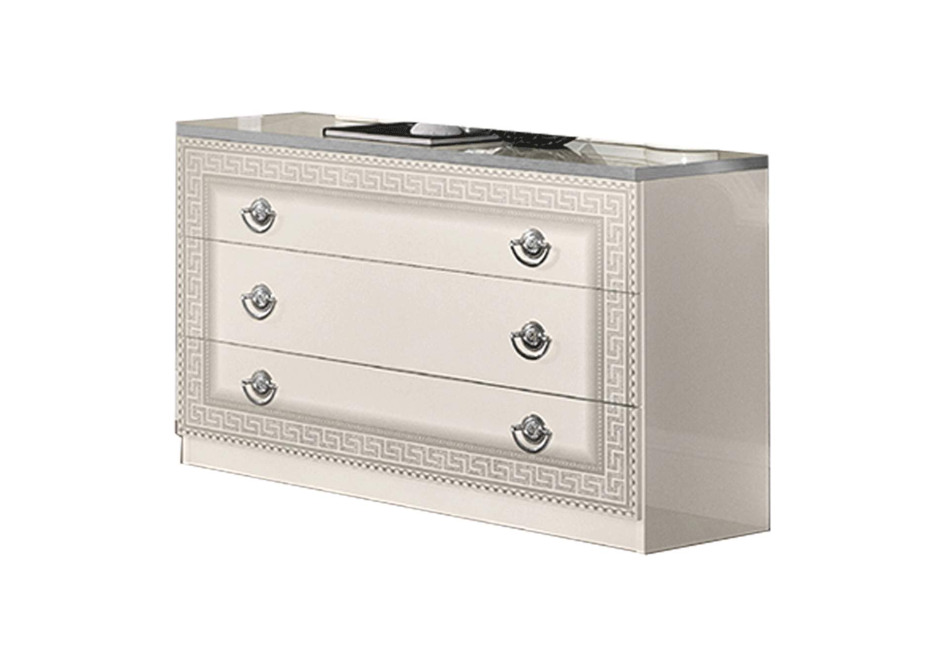 Aida White with Silver Single Dresser image 1