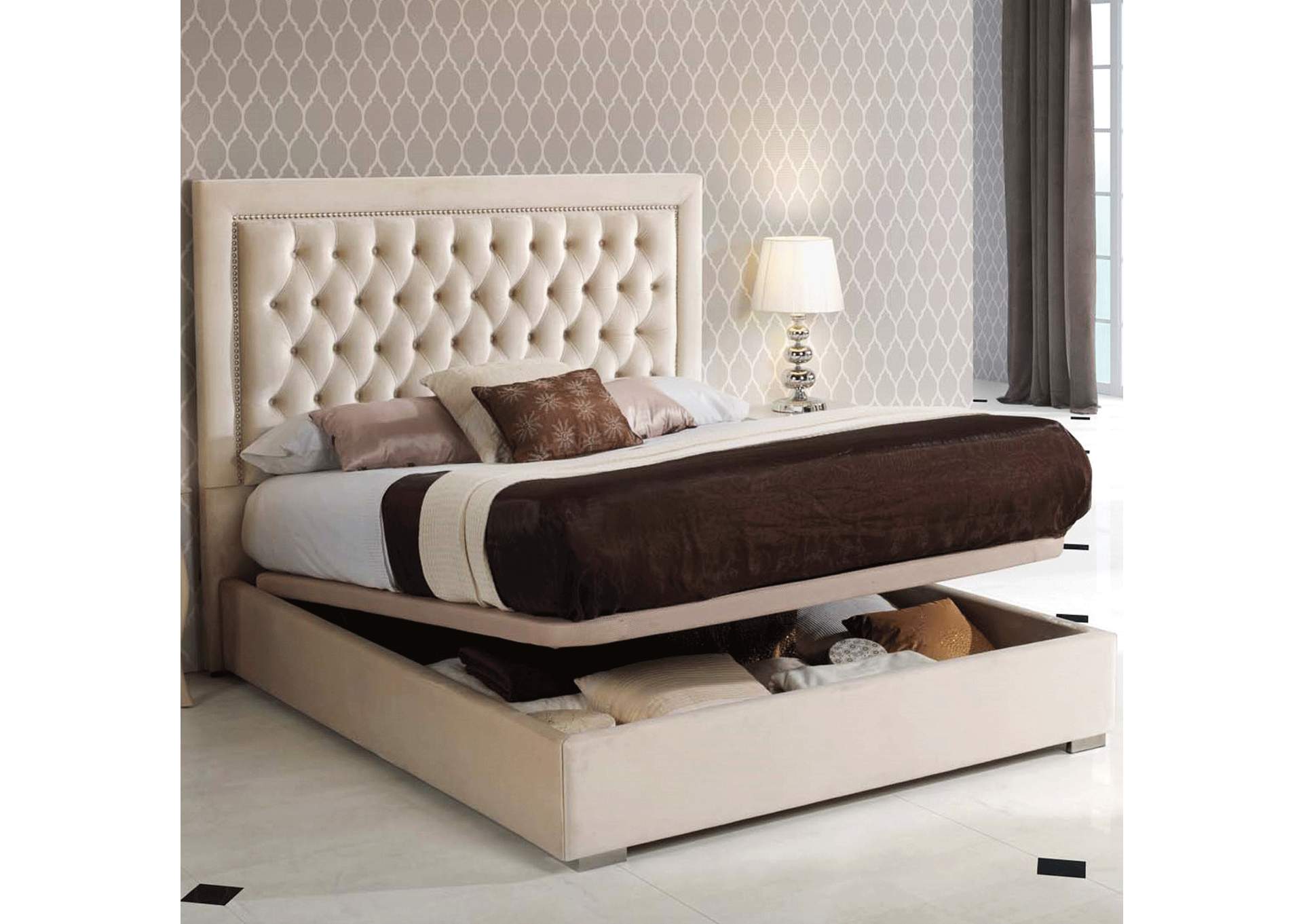 Adagio King Bed with Storage image 1