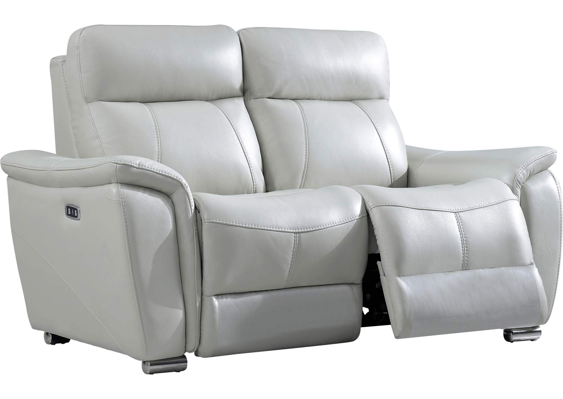 1705 2 Loveseat with 2 Electric Recliners image 1