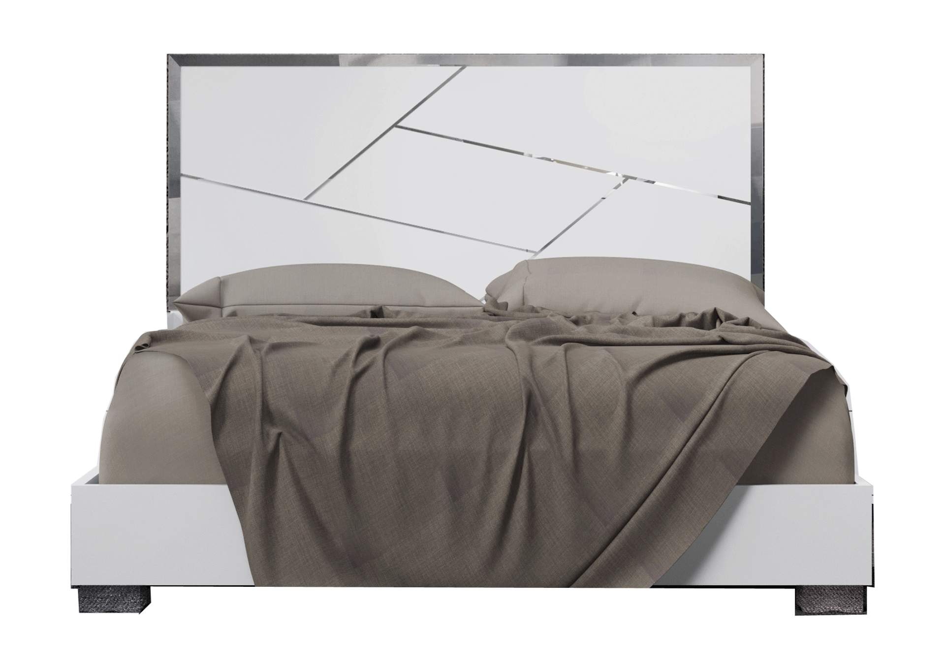 Dafne Bed King White image 1