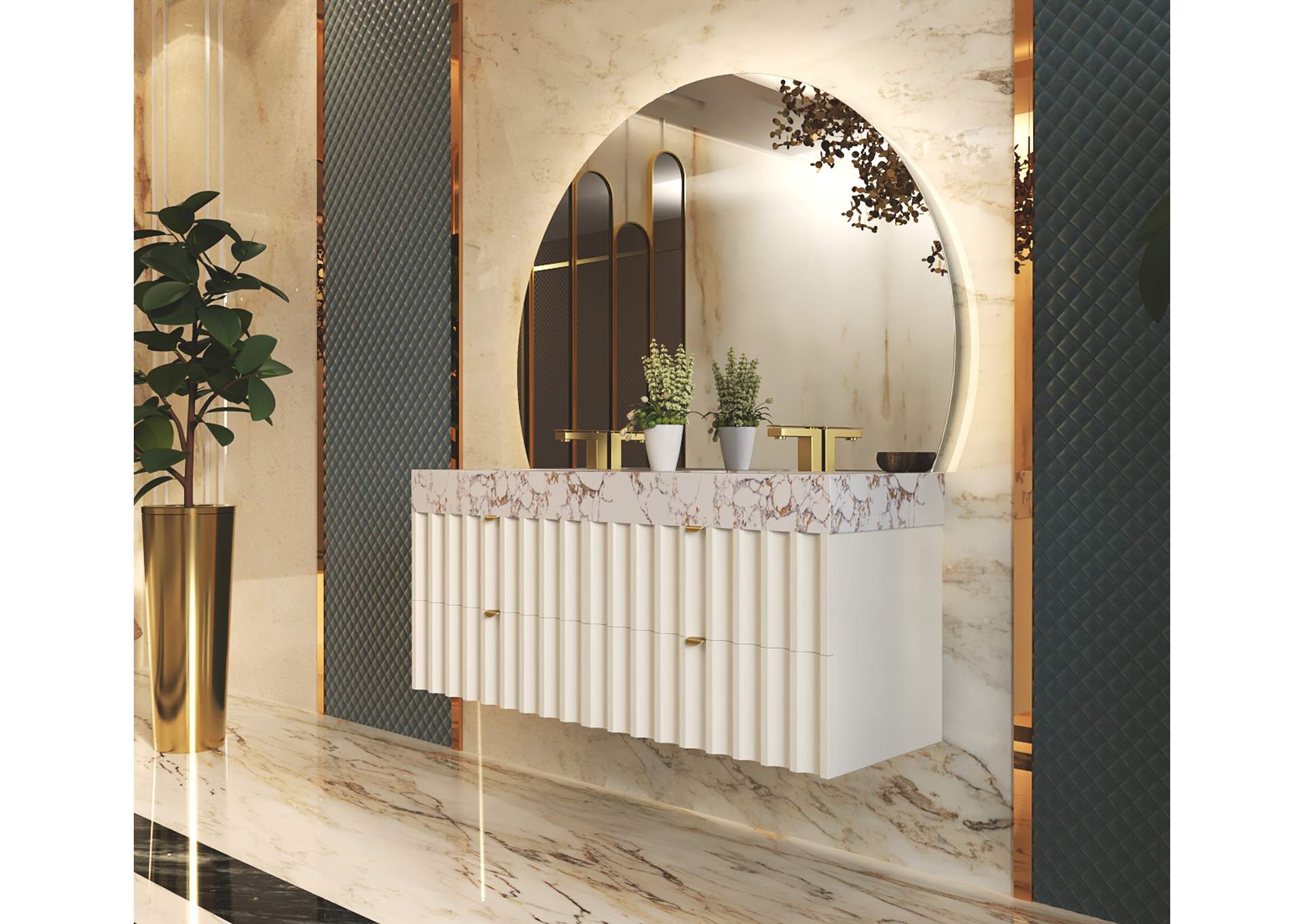 Fuji Bathroom Vanity SET image 1