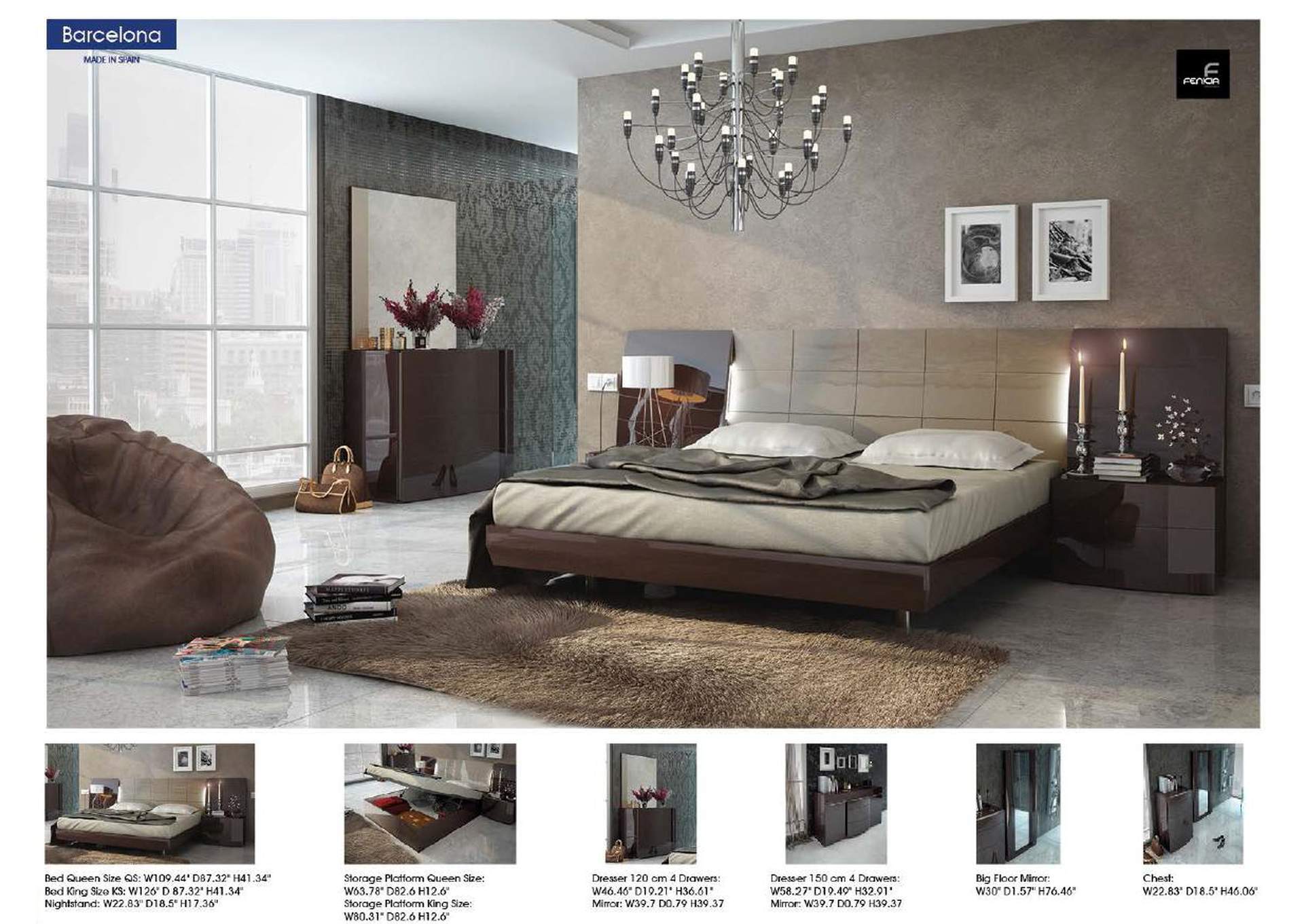 Barcelona Bed SET image 3