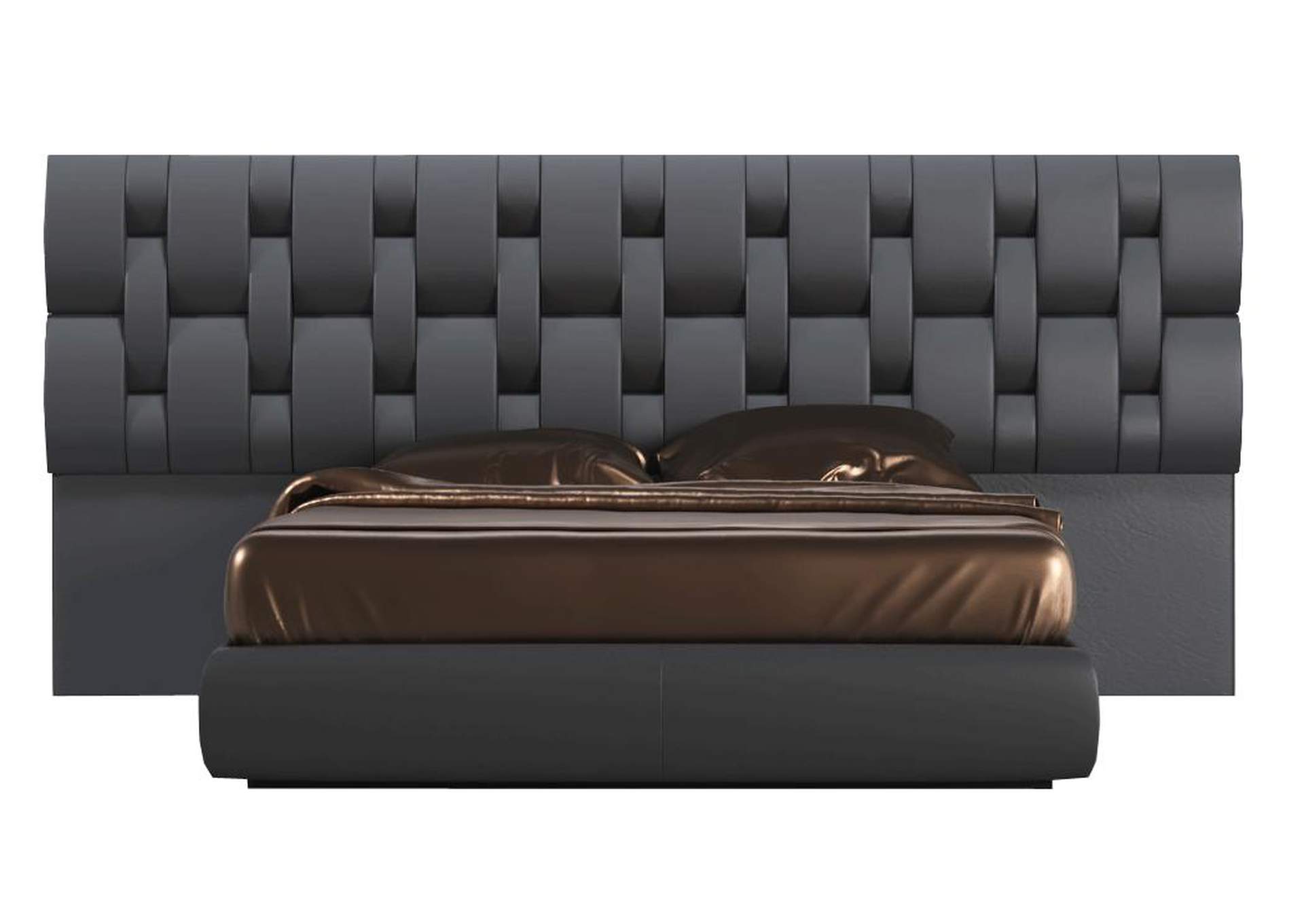Emporio Black Queen size Bed image 1