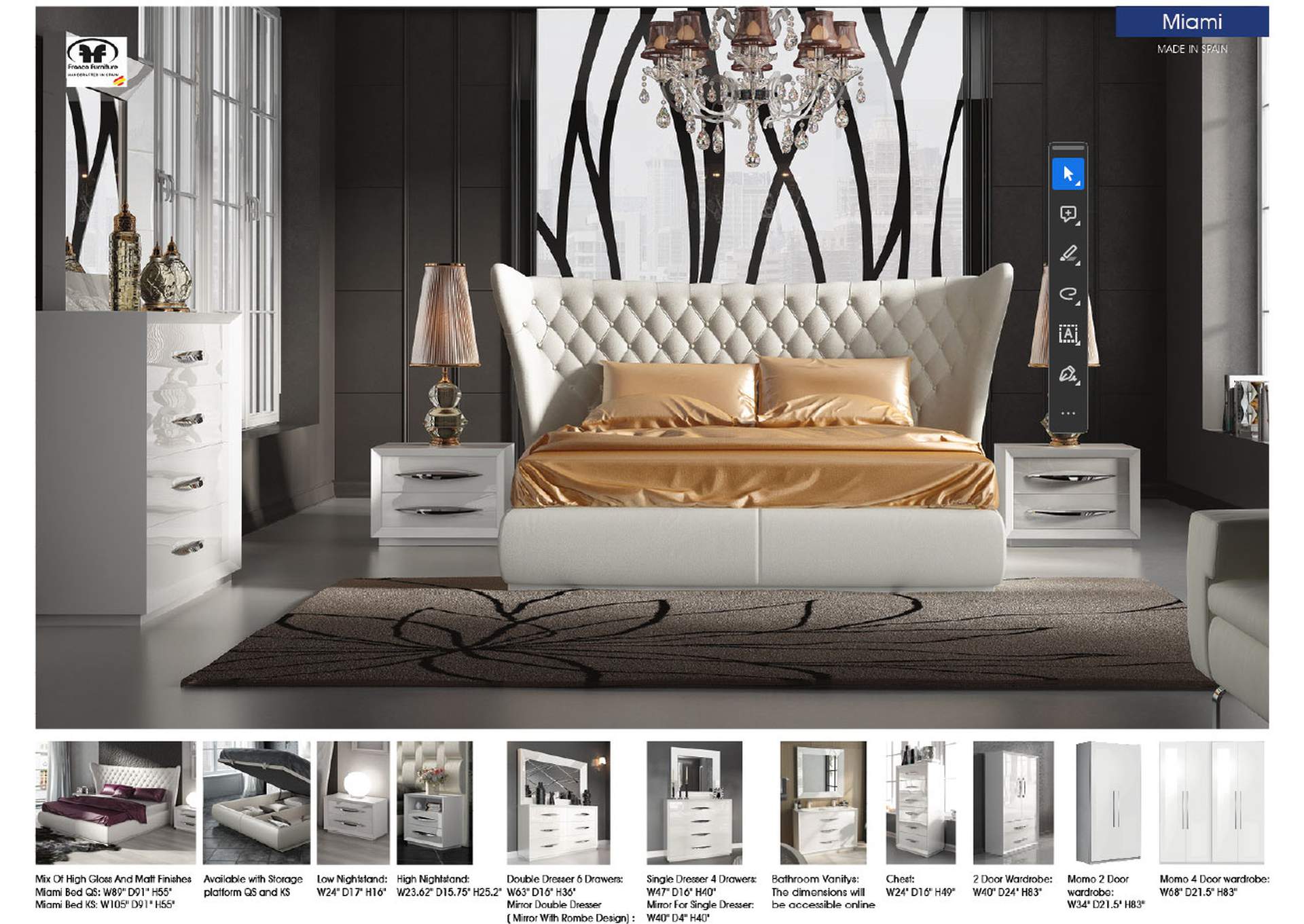 Miami Bed SET image 3