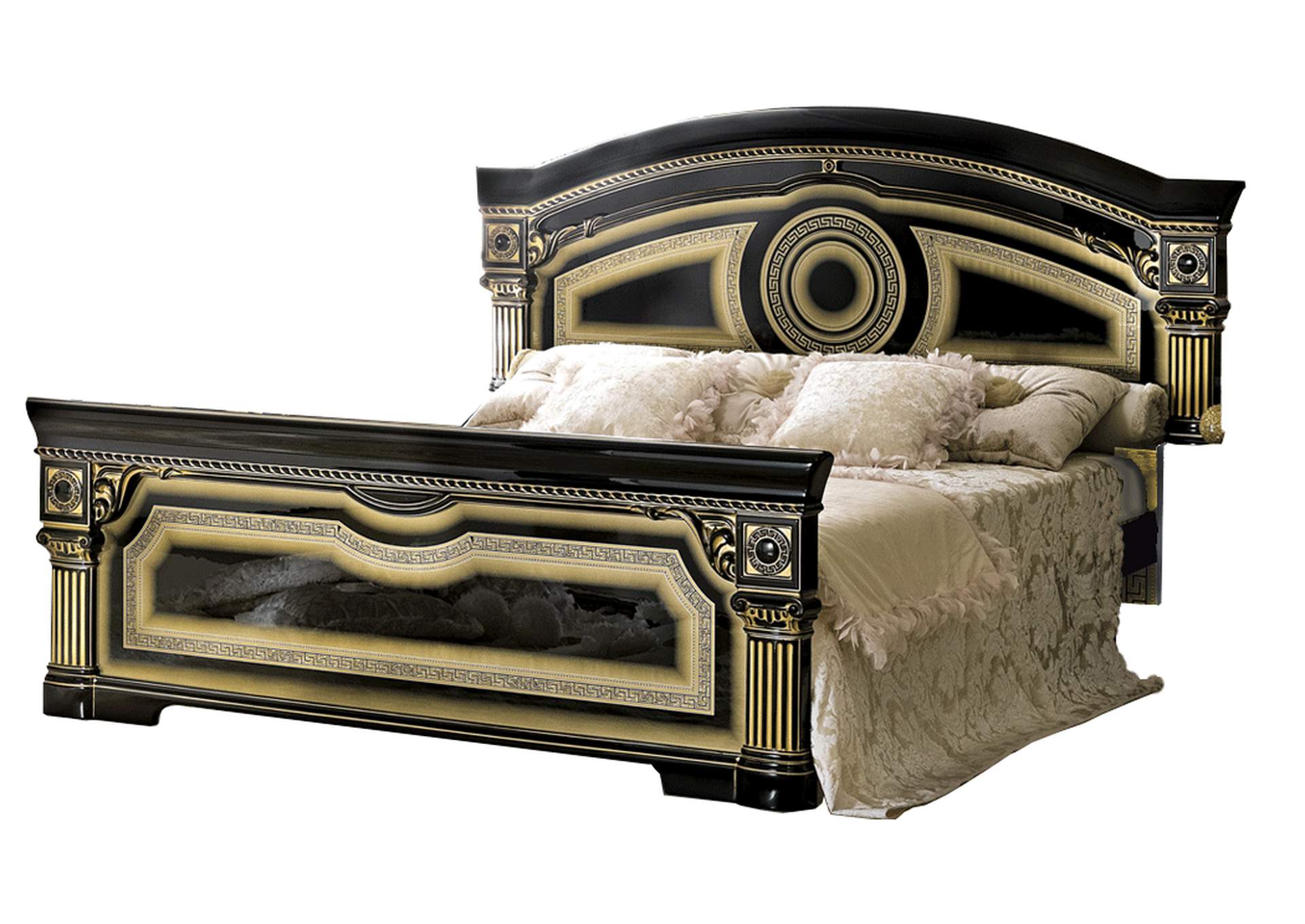 Aida Bed Black with Gold SET image 1