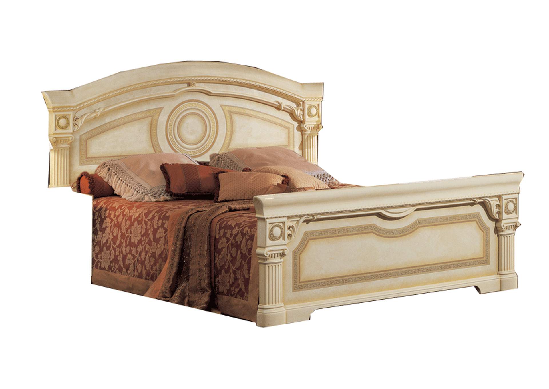 Aida Bed Ivory with Gold SET image 1