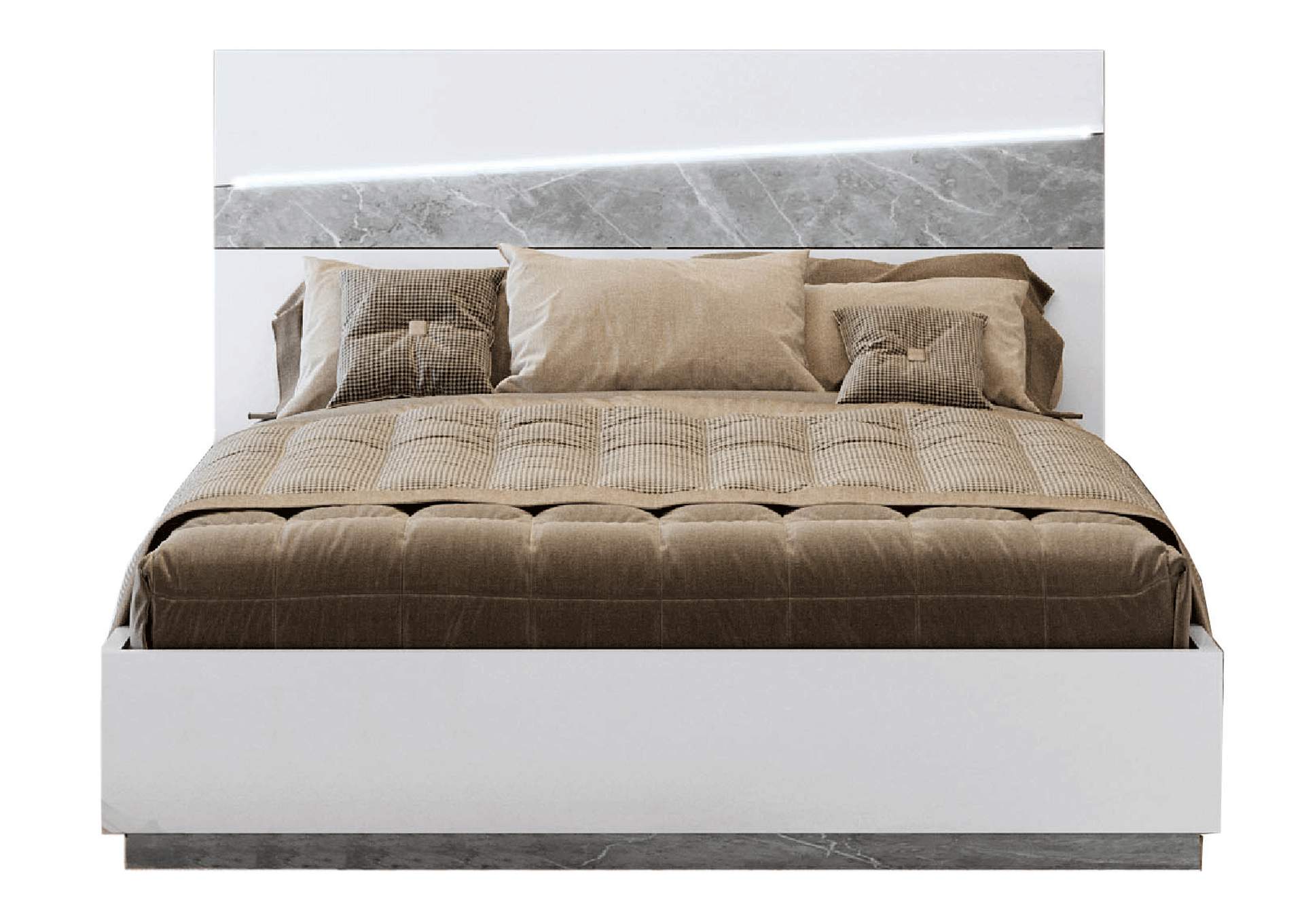 Alba Bed with Light, Italy SET image 1