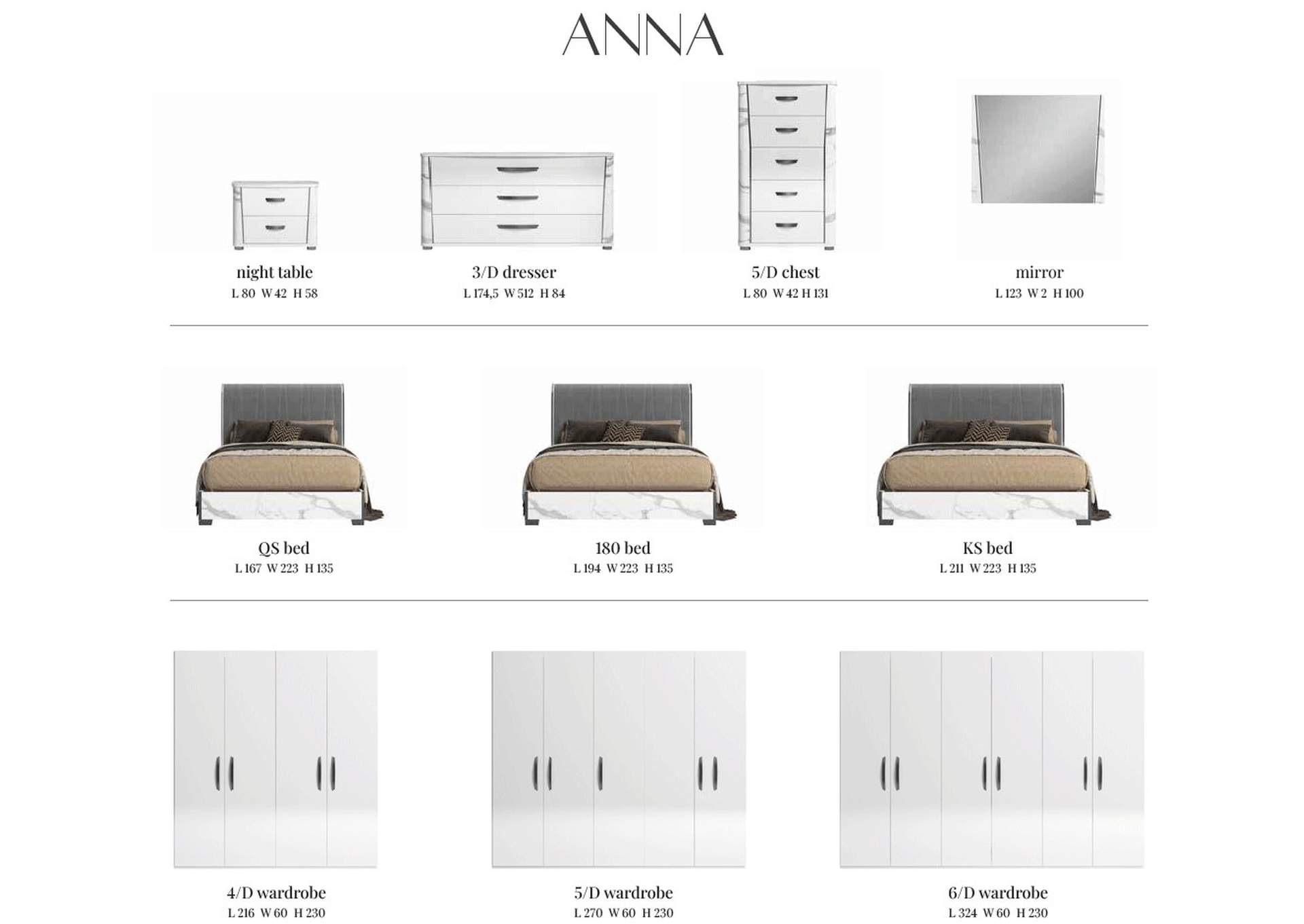 Anna Status Bed SET image 4