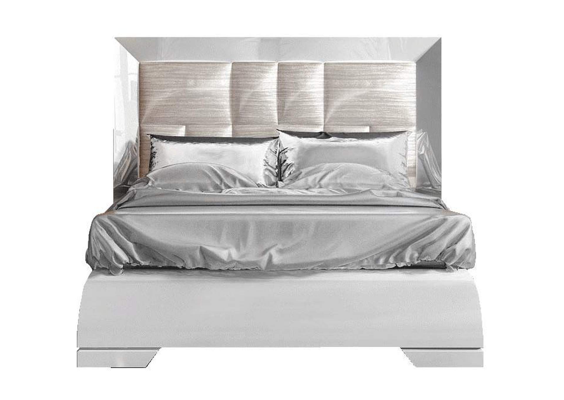 Carmen Queen size Bed White image 1