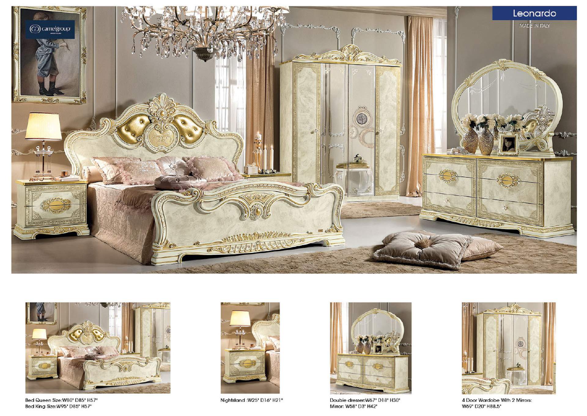 Leonardo Bed SET image 7