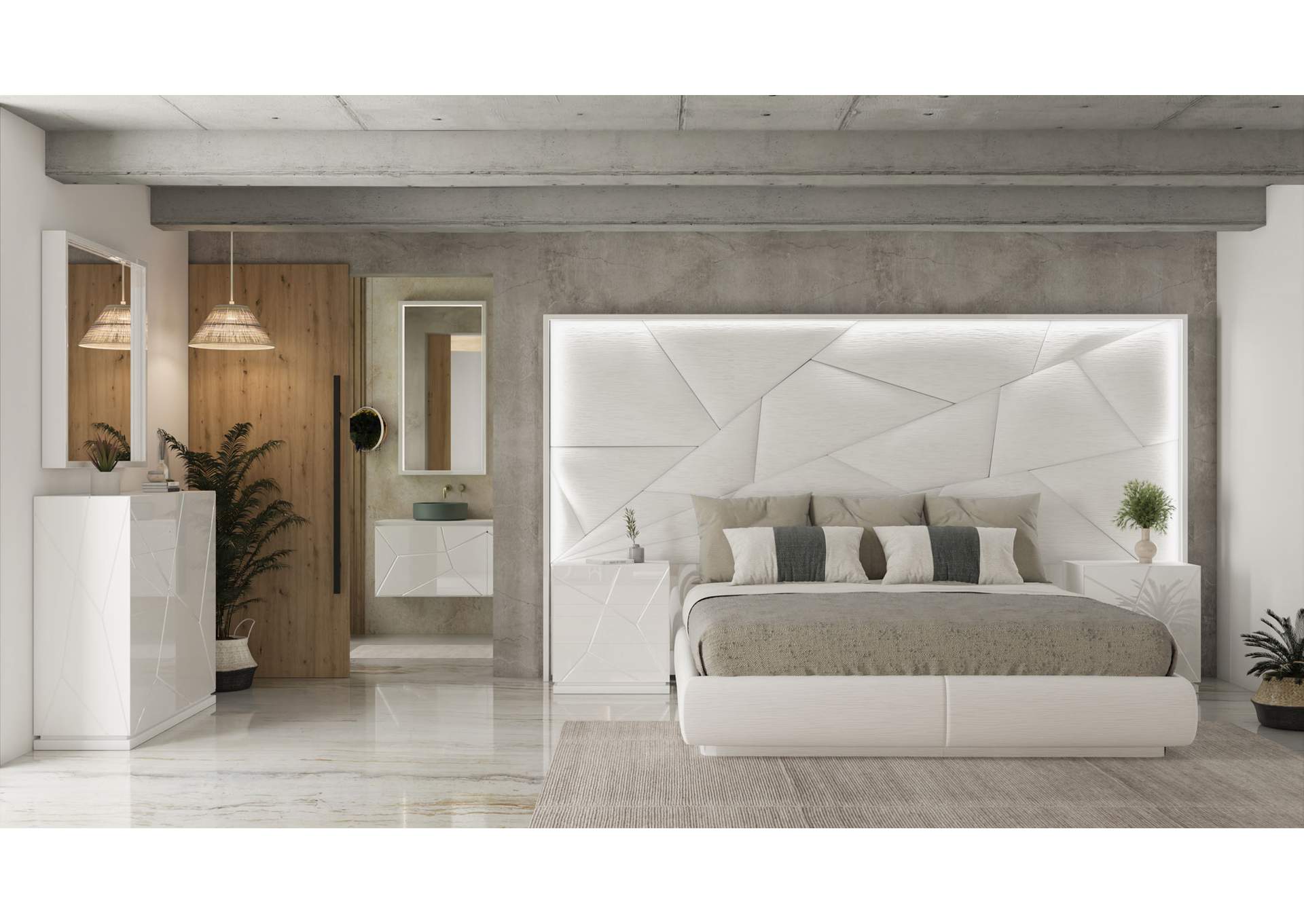 Majesty Bed with Light SET image 9