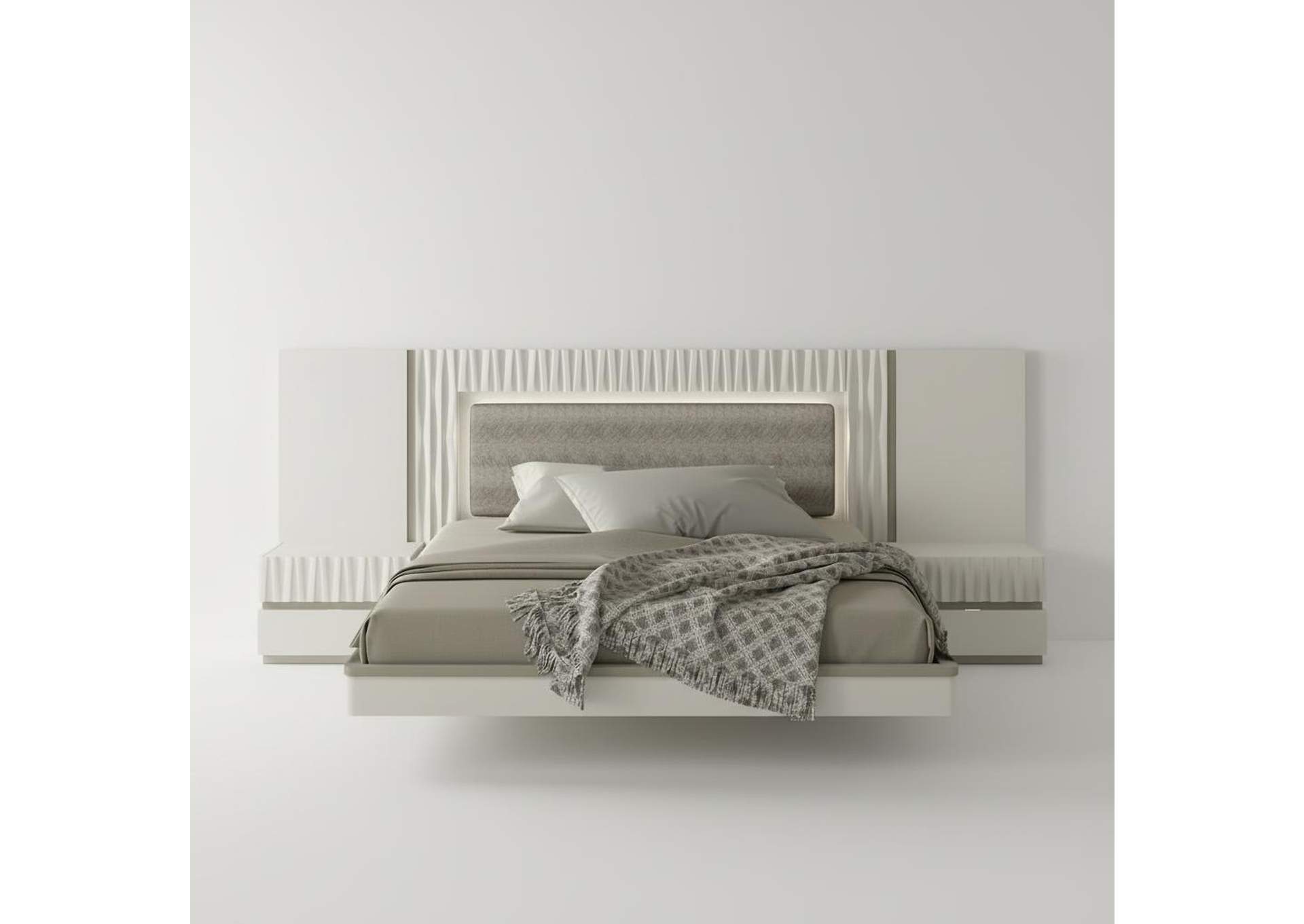 Marina Taupe King size Bed image 1