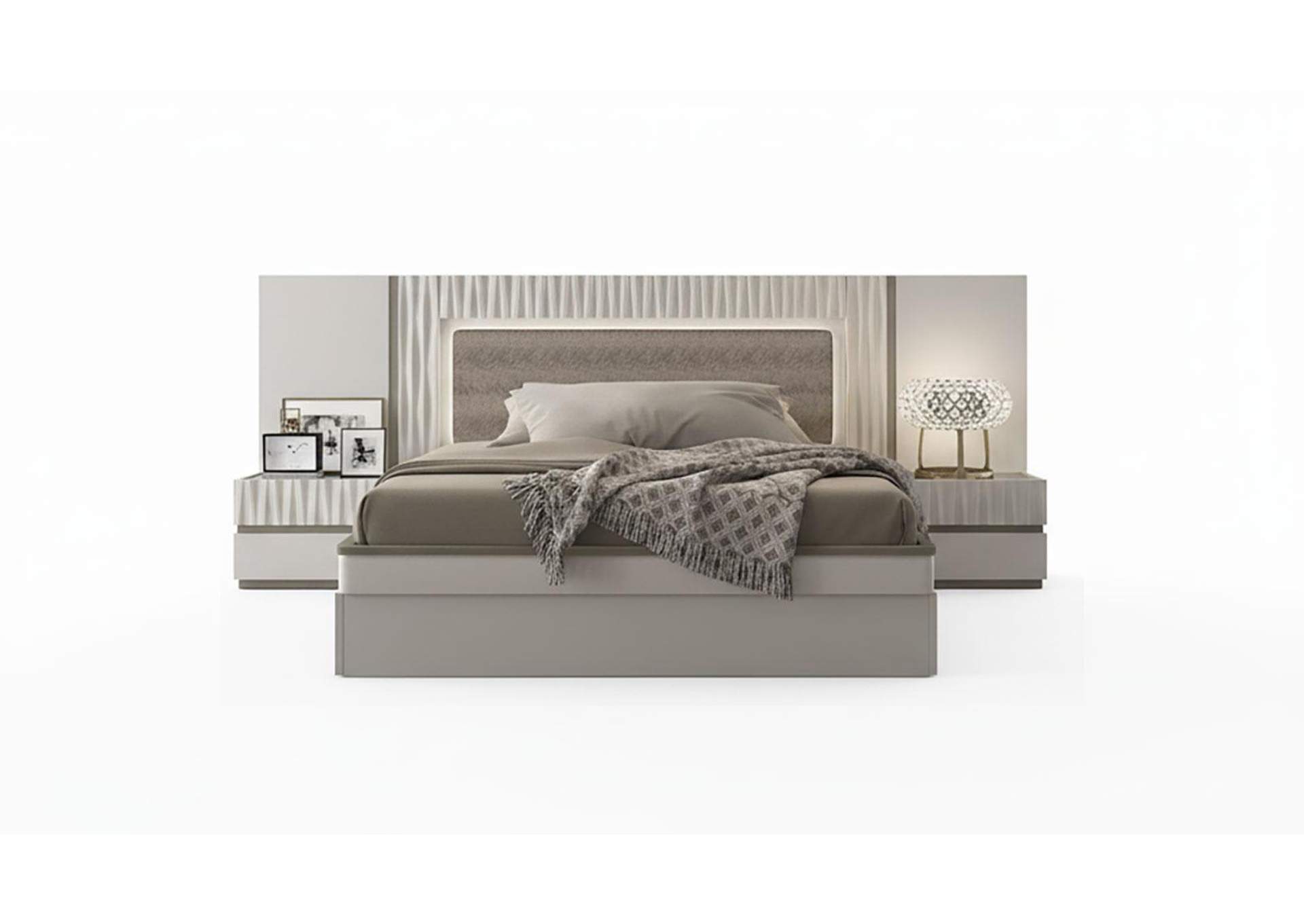 Marina Taupe Storage kit for Queen Size Bed image 1