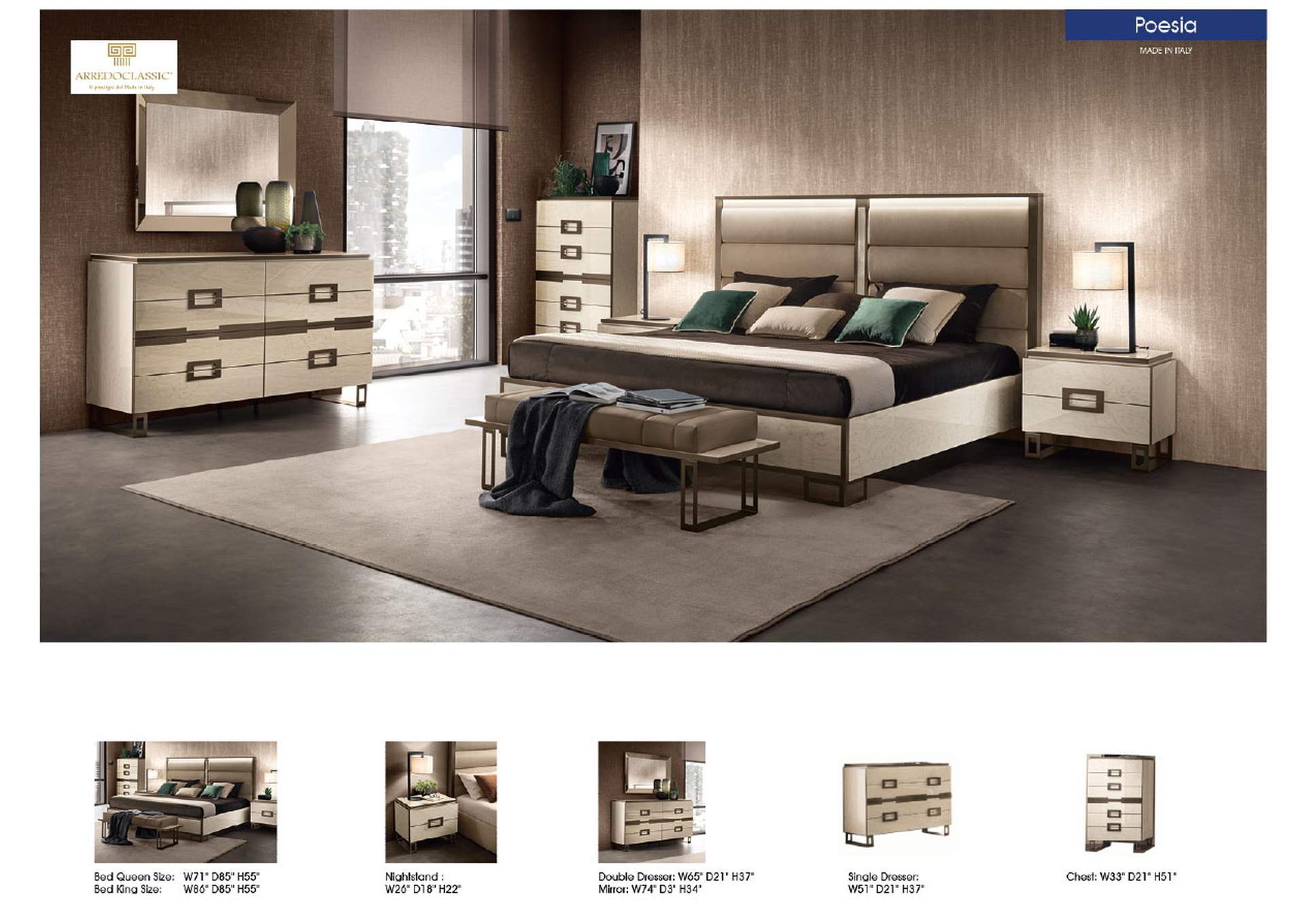 Poesia Bed SET image 3