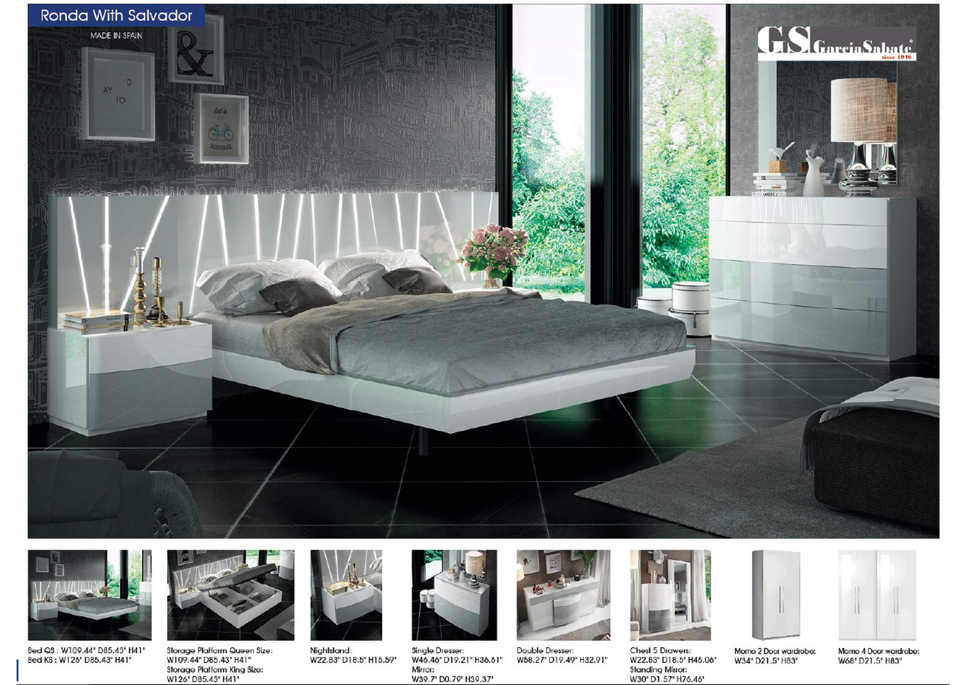 Ronda Salvador Bed SET image 3