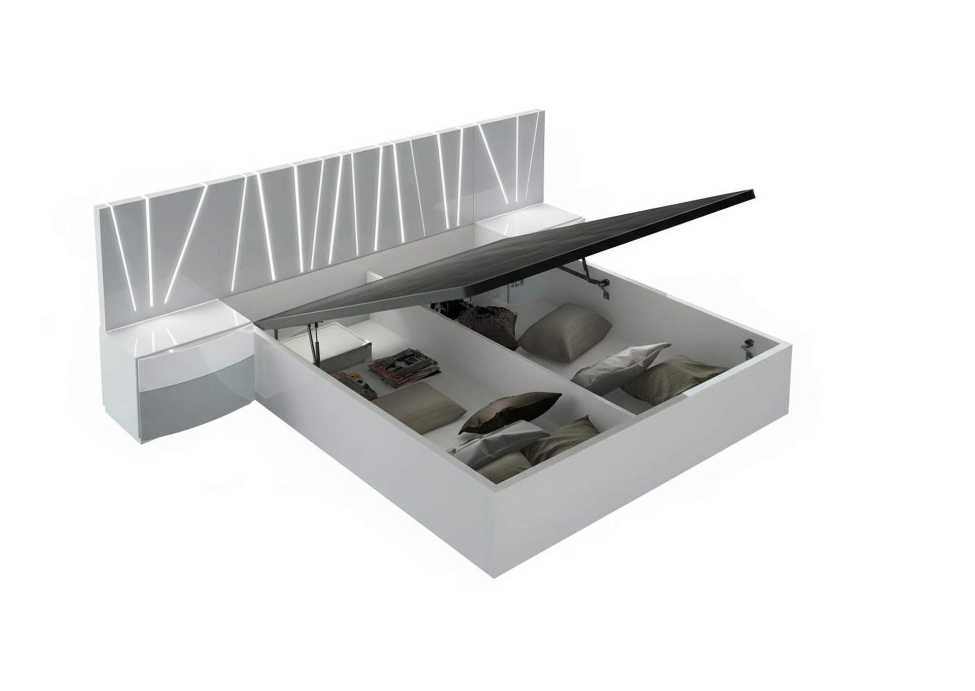 Ronda SALVADOR King size Storage bed image 1