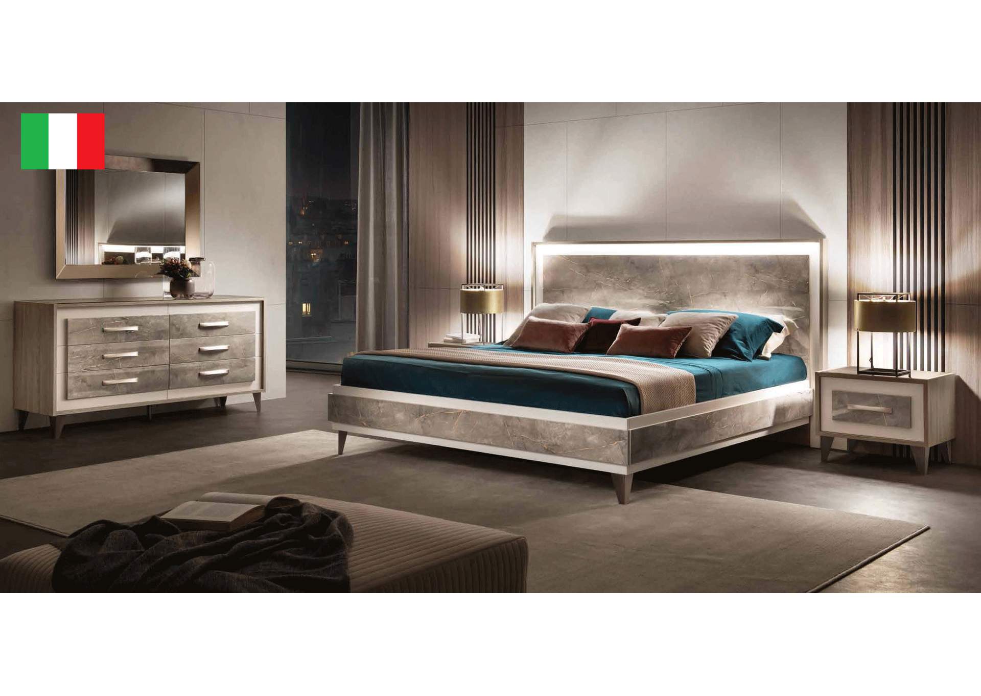Arredoambra Bedroom By Arredo Classic with Double Dresser SET image 1
