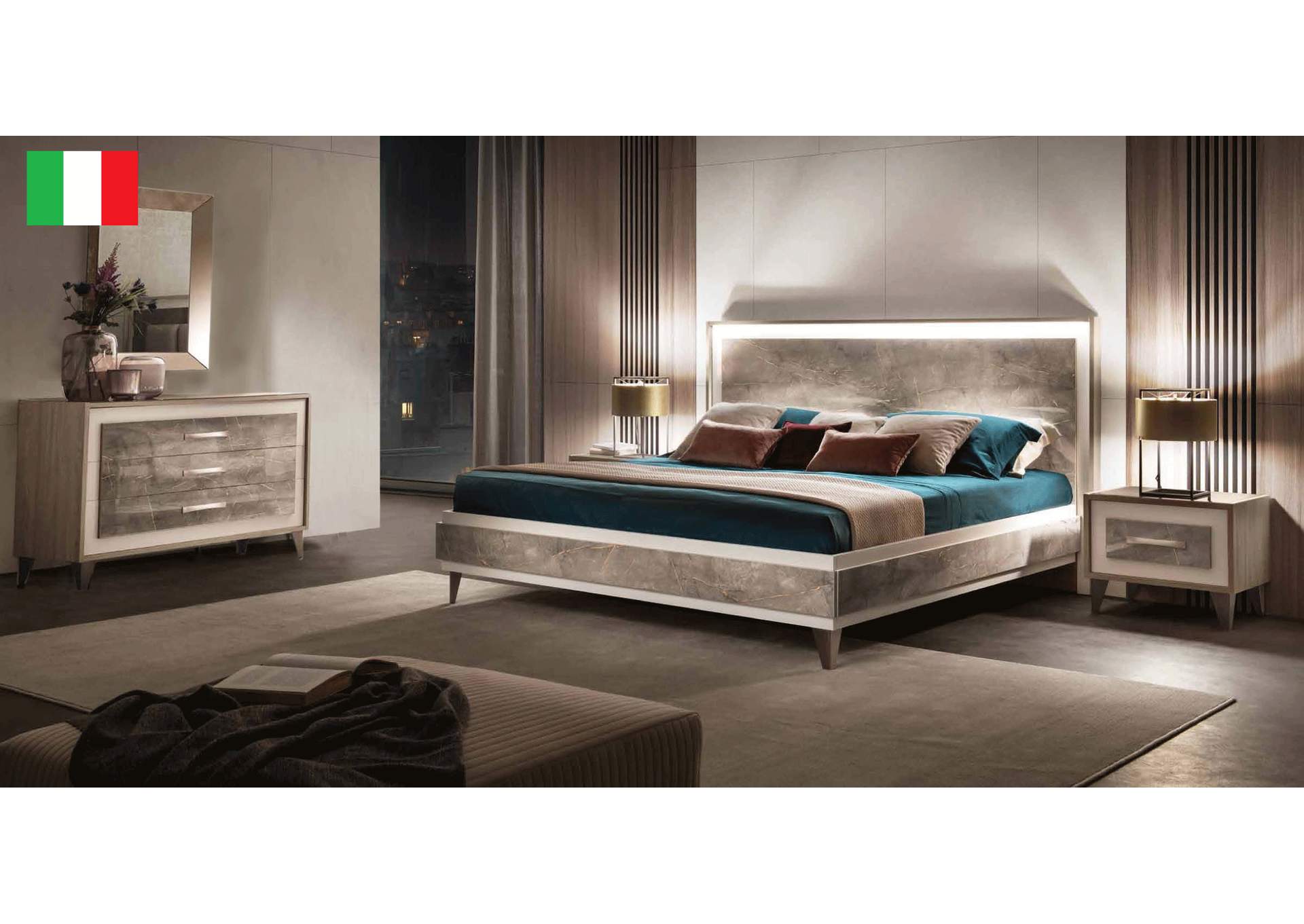Arredoambra Bedroom By Arredo Classic with Single Dresser SET image 1