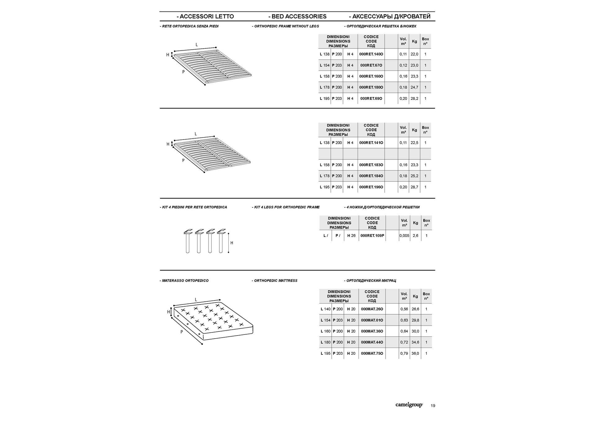 Aida Bedroom Black with Gold, Camel Group Italy SET image 12