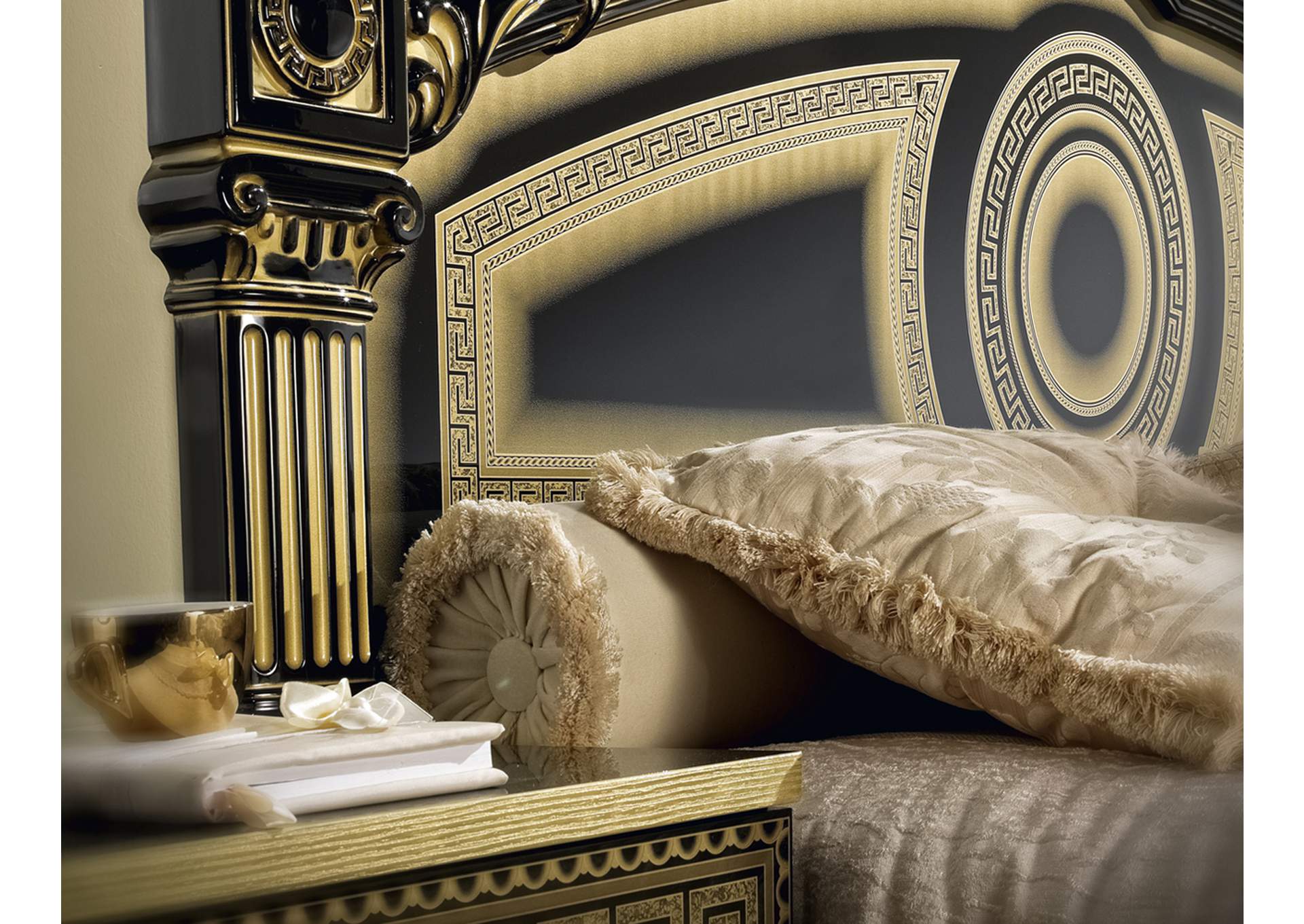 Aida Bed Black with Gold SET image 5