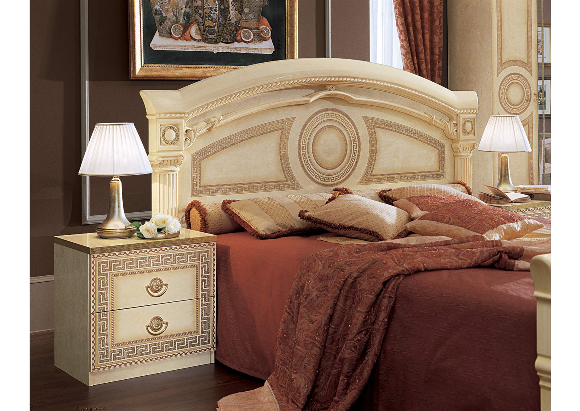 Aida Bed Ivory with Gold SET image 4