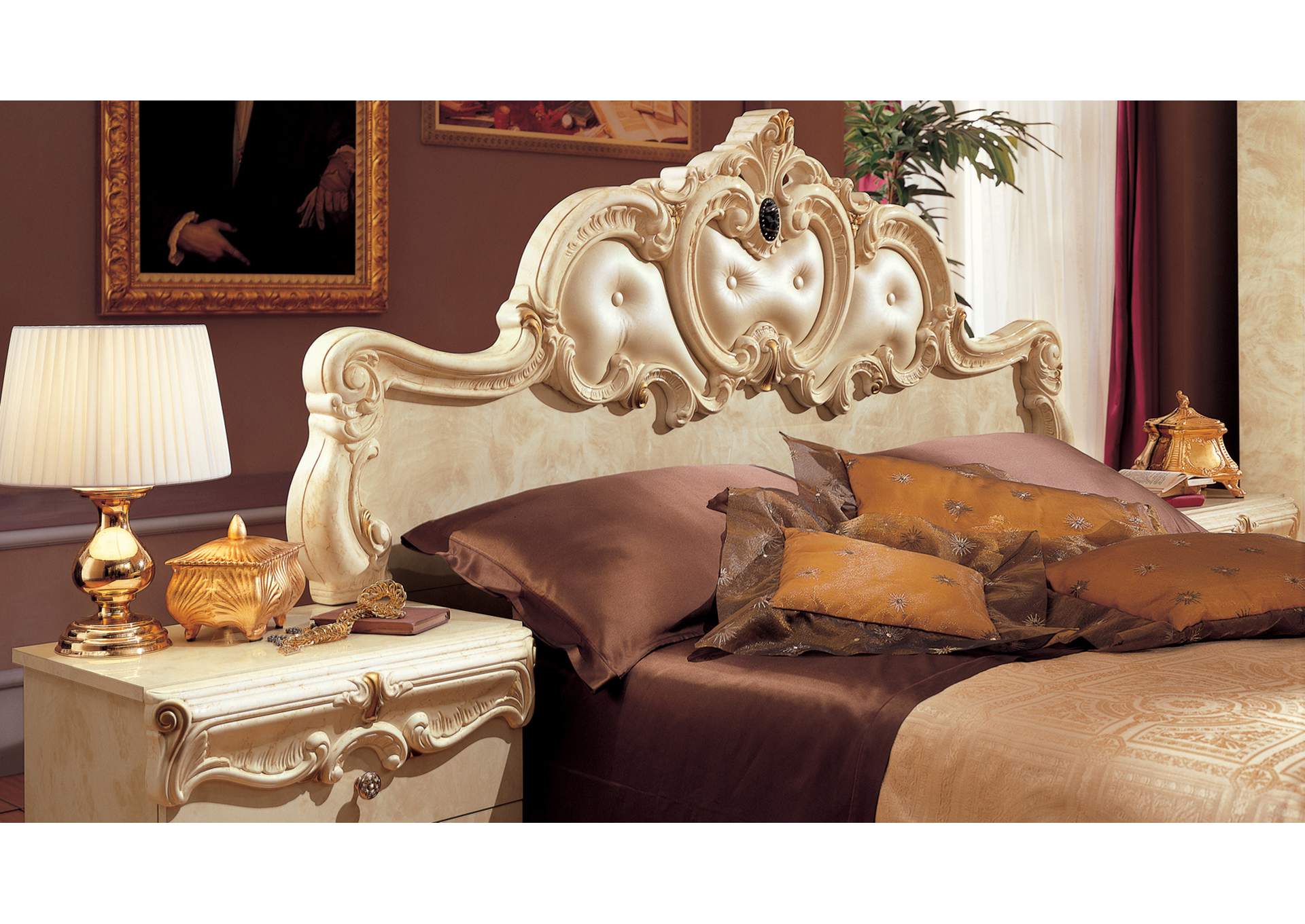 Barocco Bed Ivory, Camel Group Italy SET image 7