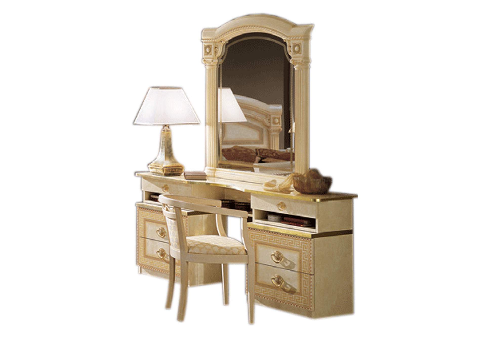 Aida Ivory Vanity Dresser SET image 1