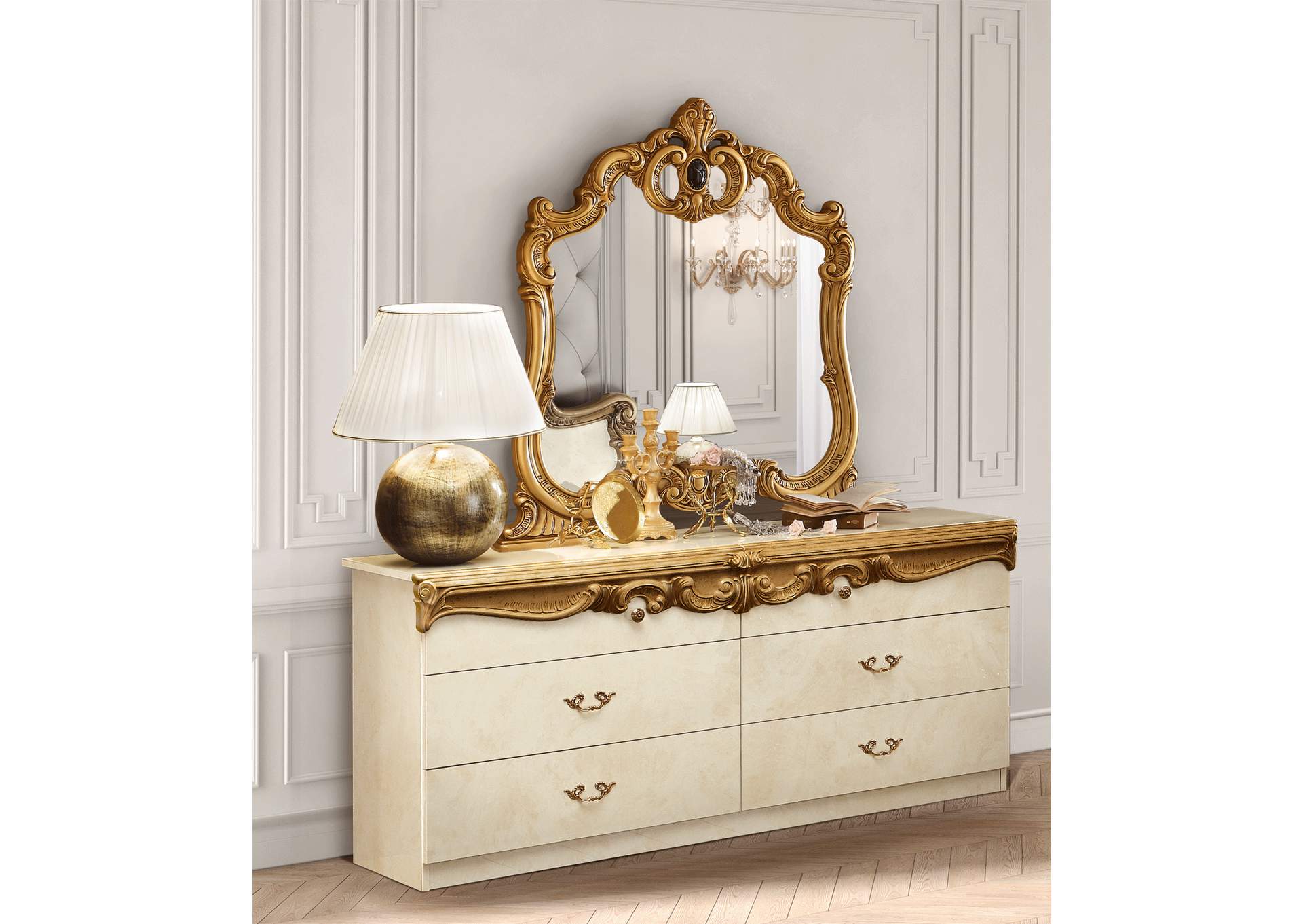 Barocco Dressers Ivory - Gold SET image 1