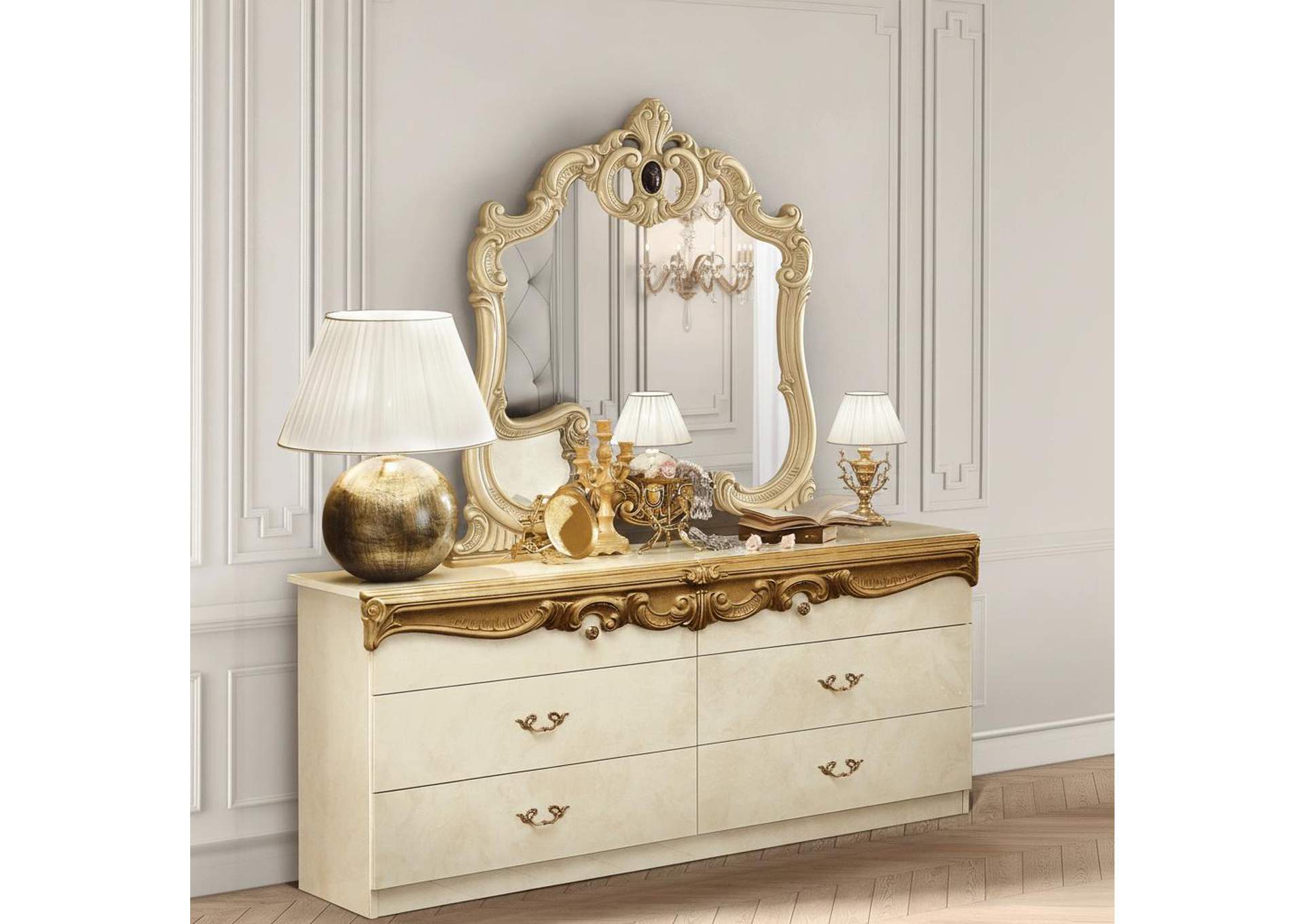 Barocco Dressers IVORY/GOLD image 1