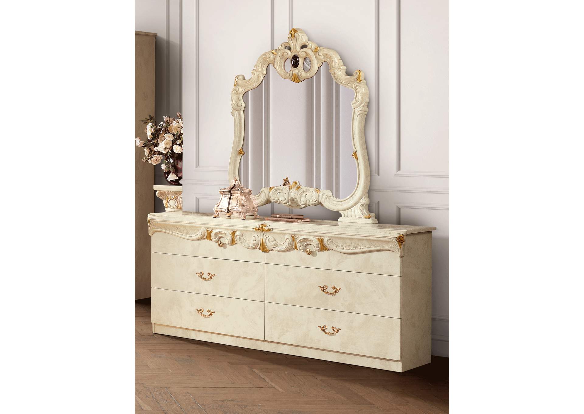 Barocco Dressers Ivory SET image 1