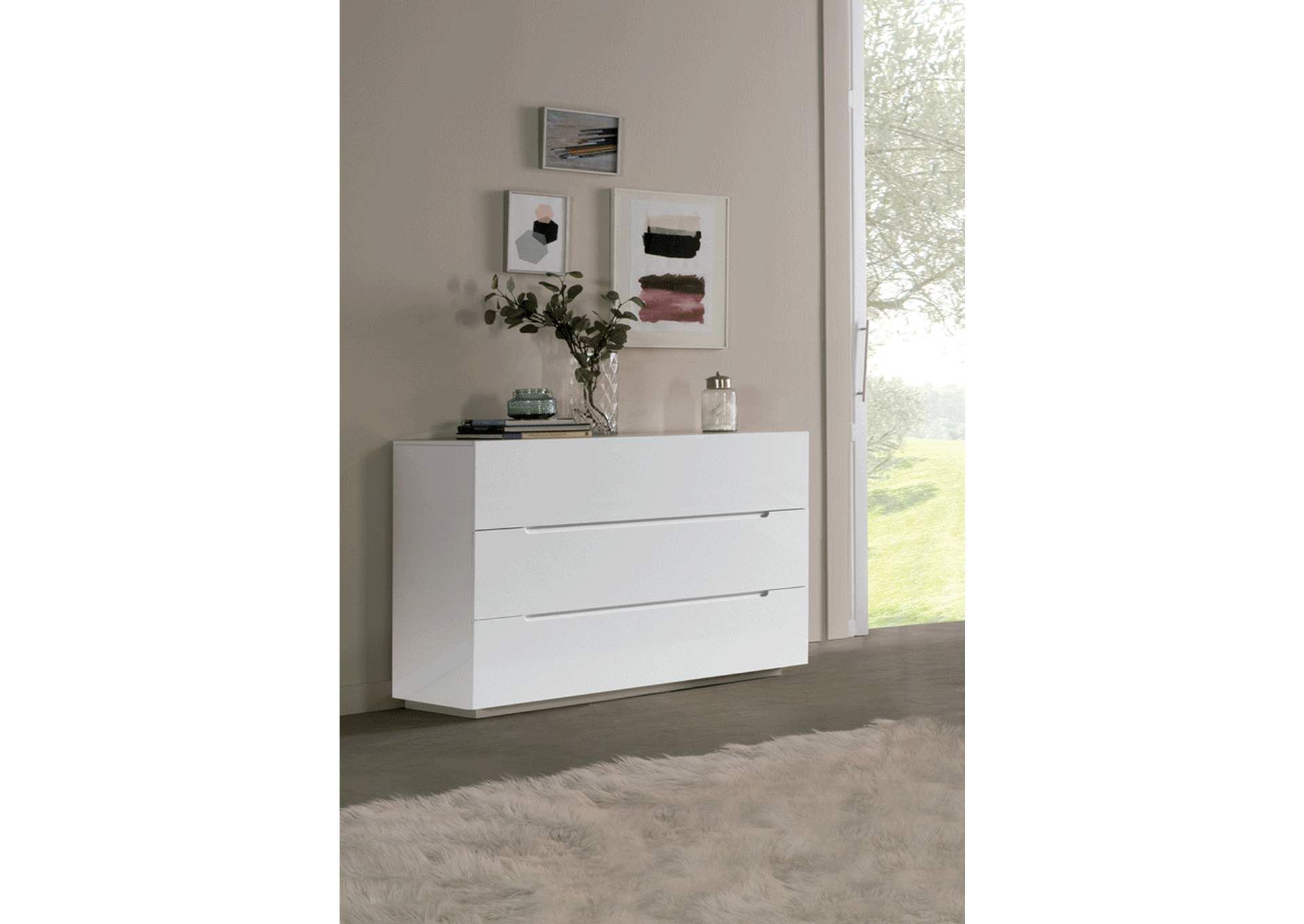 C 100 Dresser White SET image 3