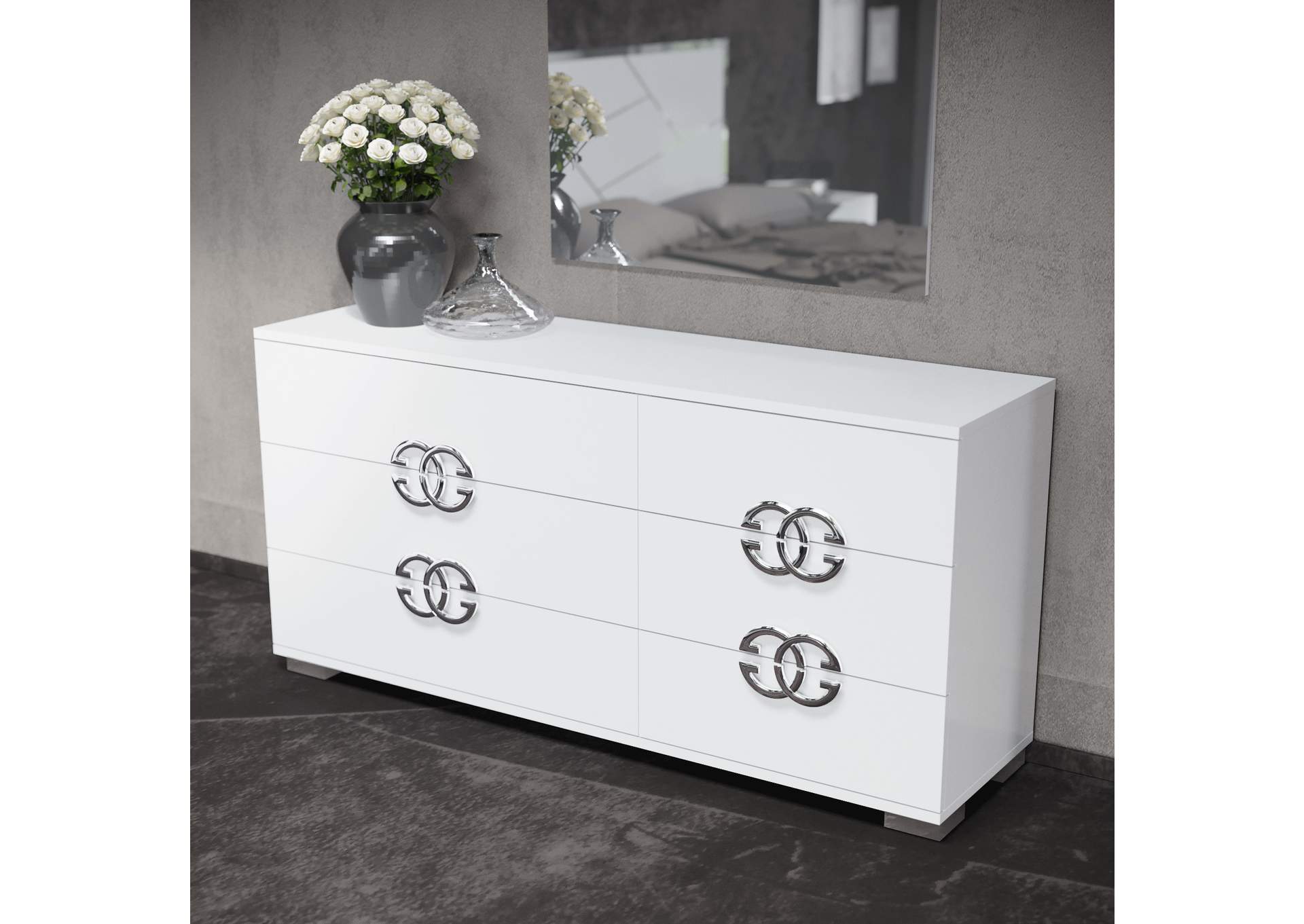 Dafne Double Dresser / Chest / Mirror SET image 4