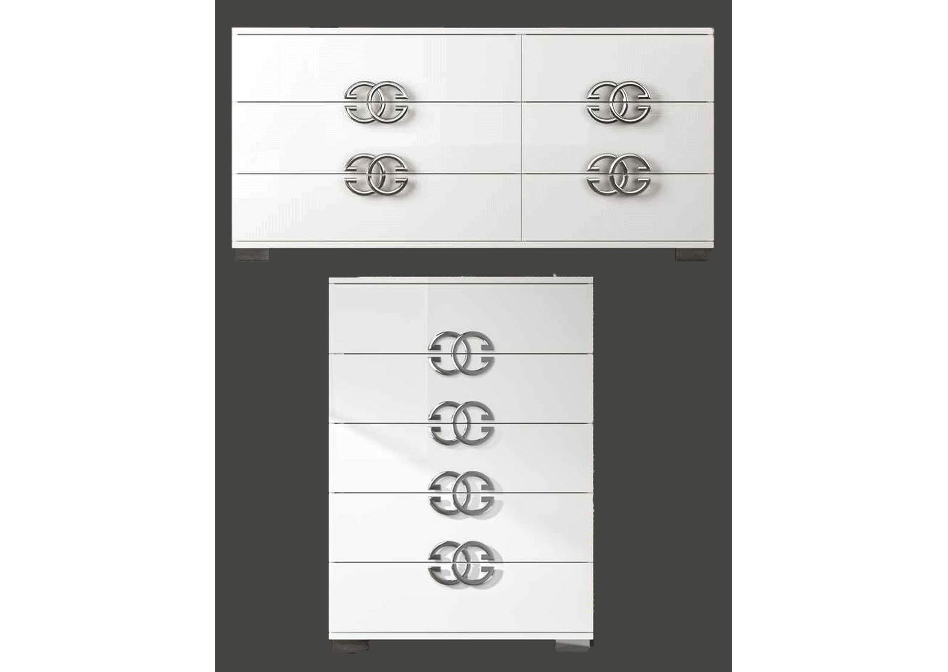 Dafne Double Dresser / Chest / Mirror SET image 1