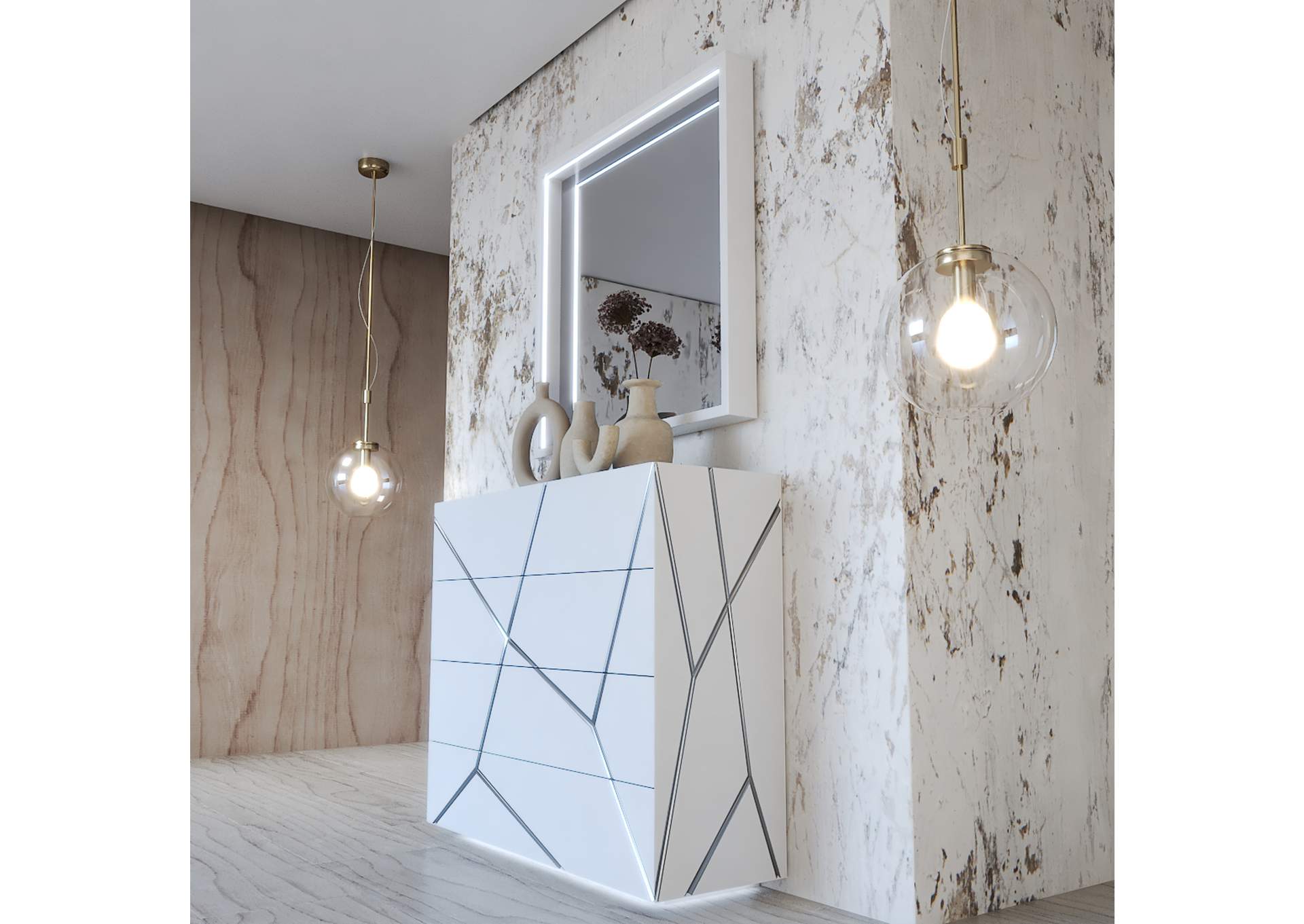 Gio Dresser And Mirror SET image 3