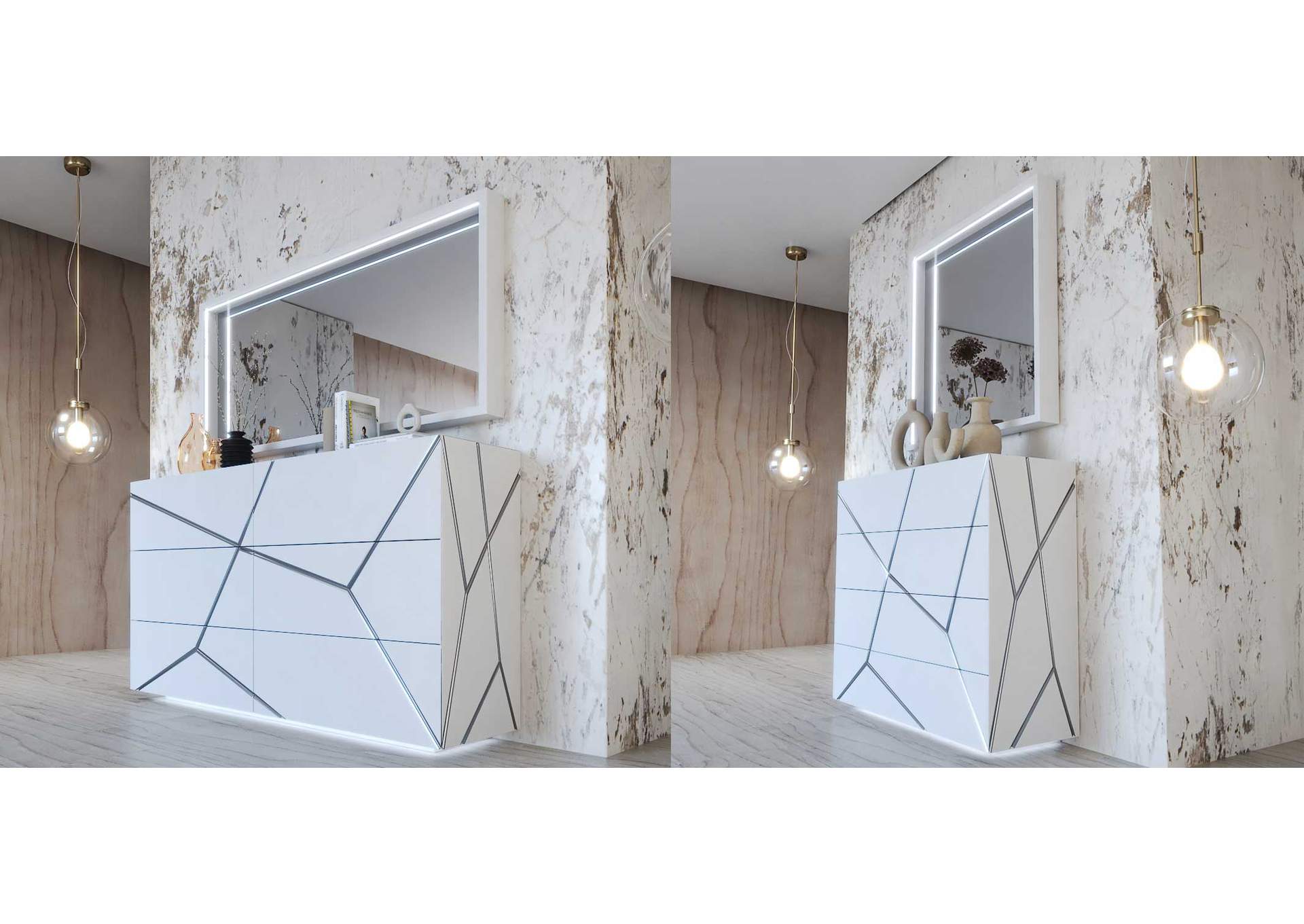 Gio Dresser And Mirror SET image 1