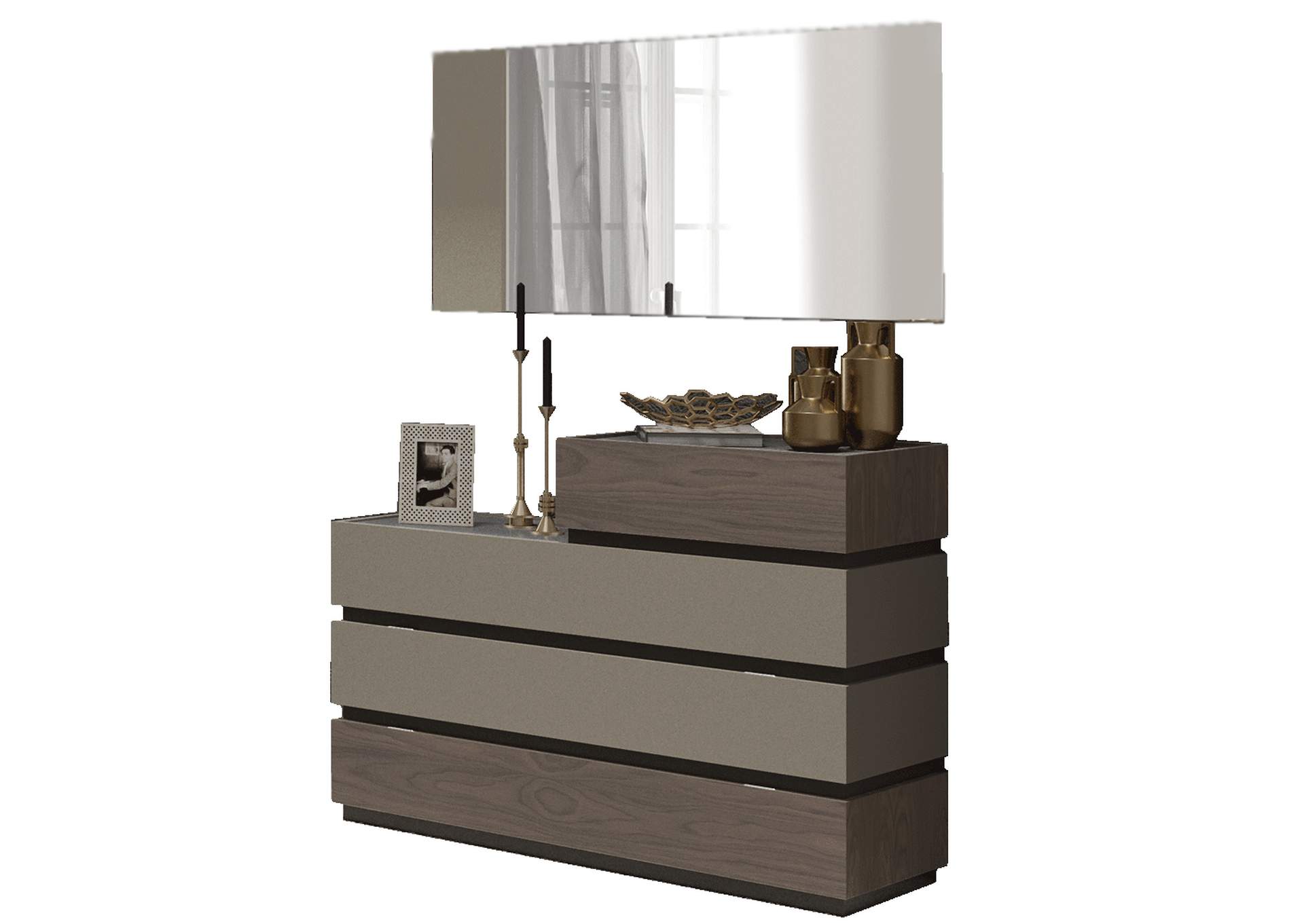 Leo Dresser And Mirror And Chest image 1