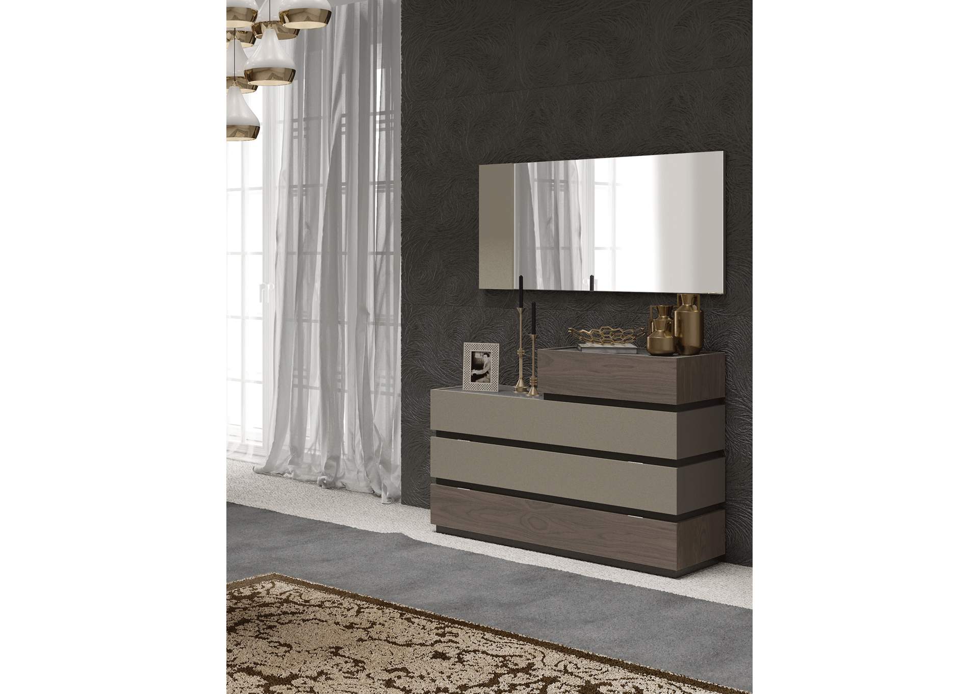 Leo Dresser And Mirror And Chest image 5