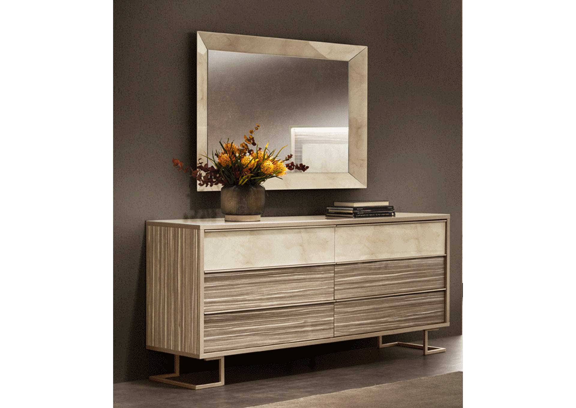 Luce Double Dresser / Mirror SET image 1