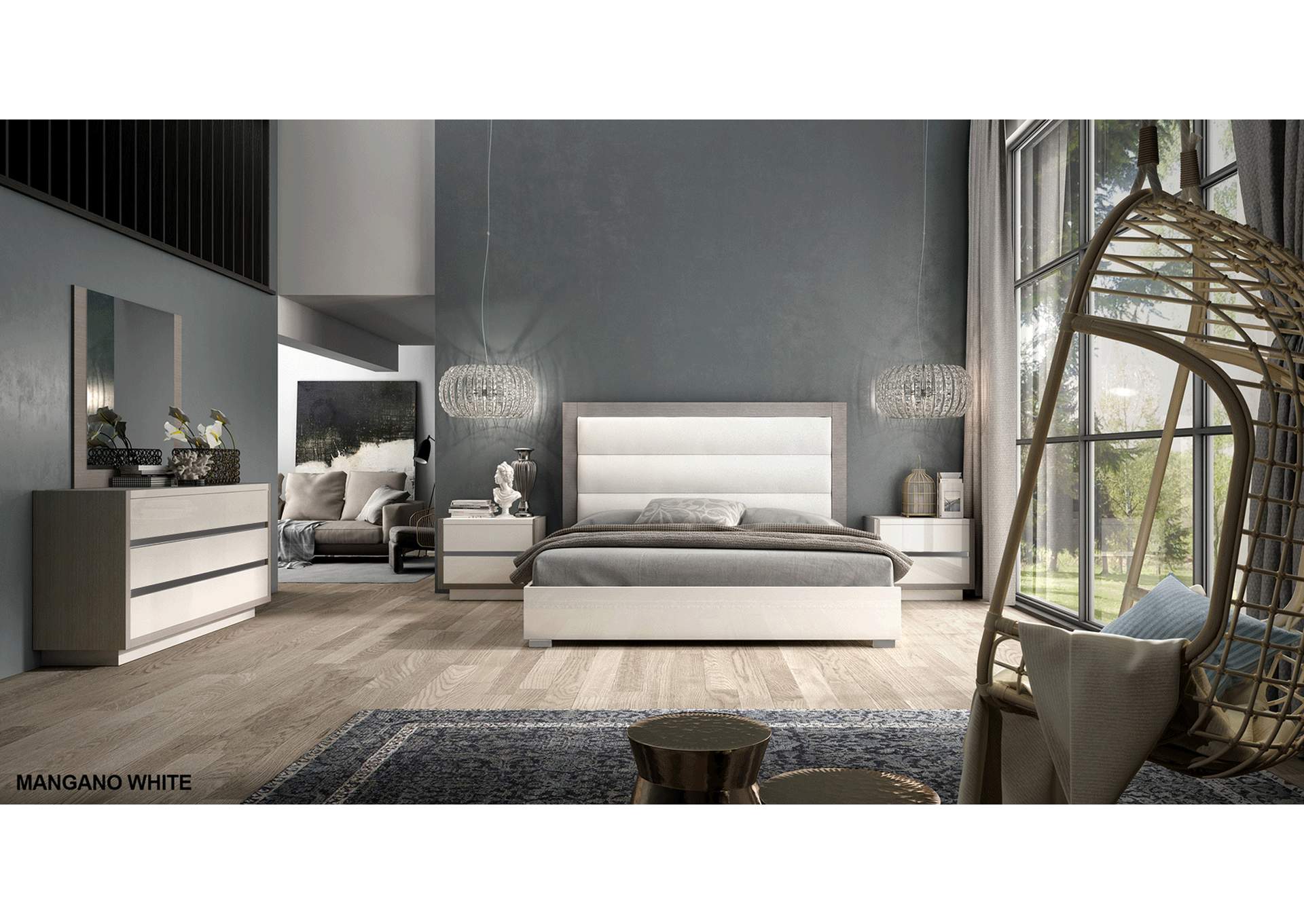 Mangano Dresser And Mirror And Chest image 3