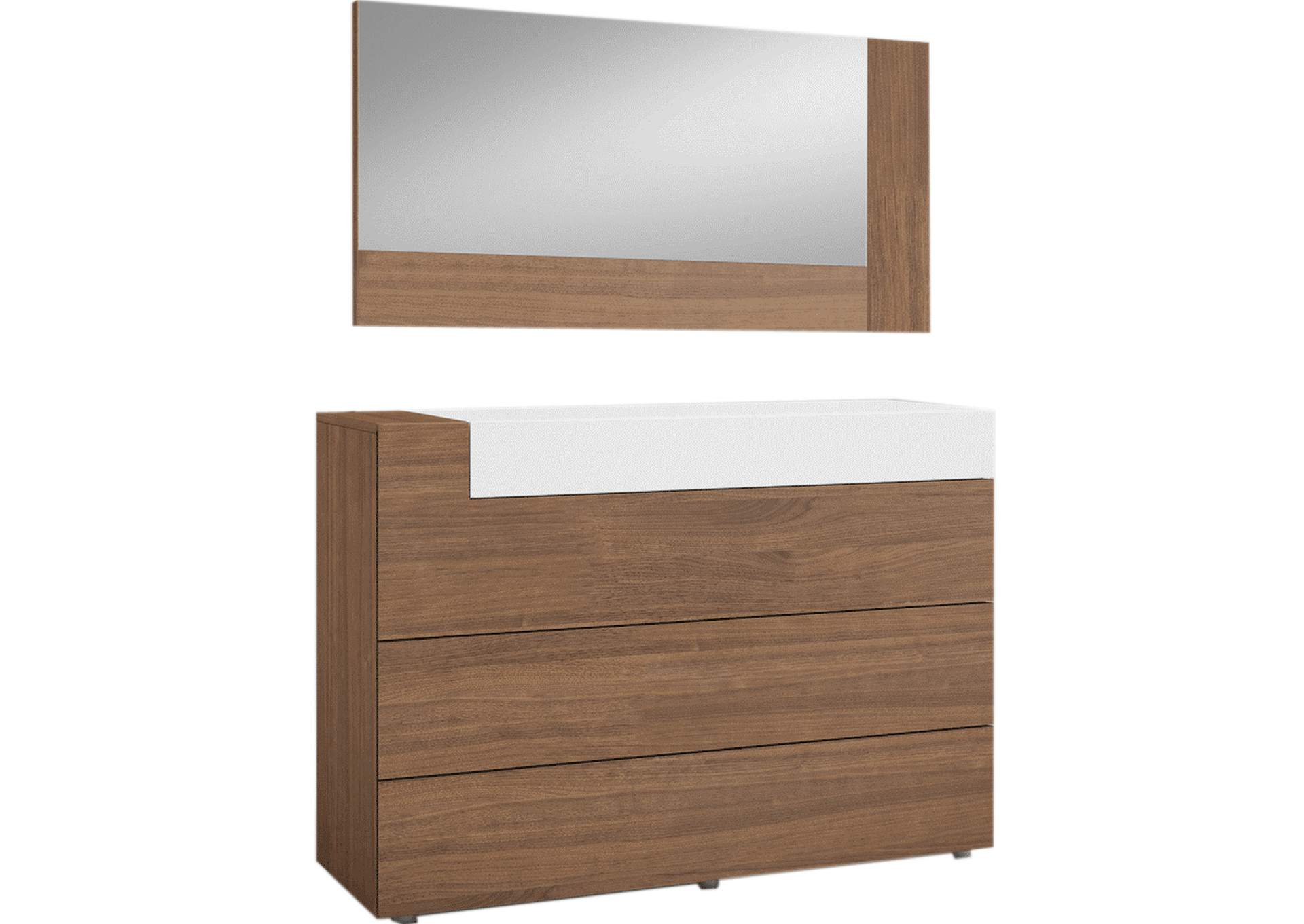 Mar Dresser And Mirror And Chest image 1