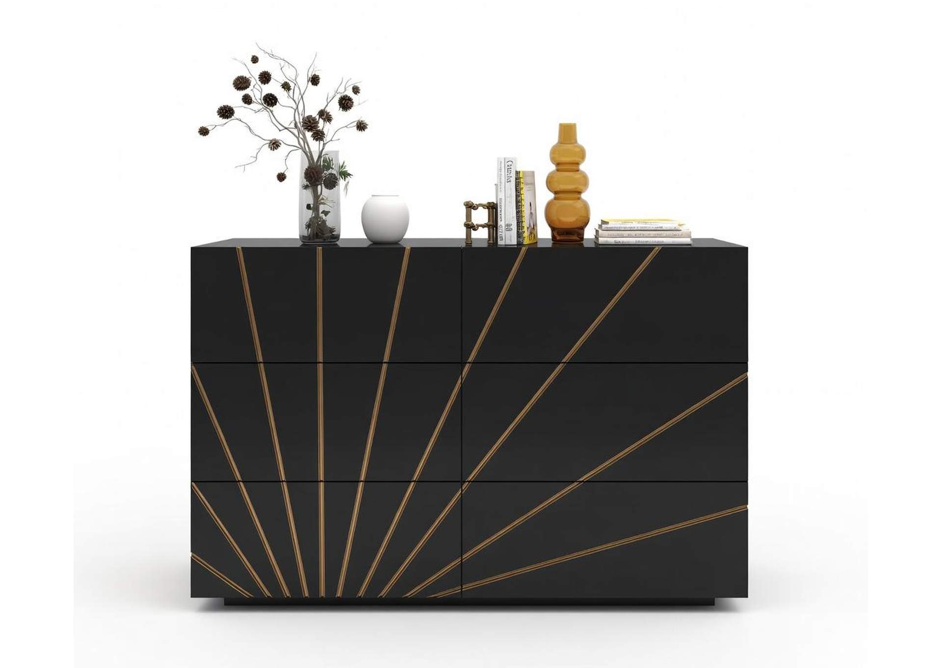 Oro Black Double Dresser image 1