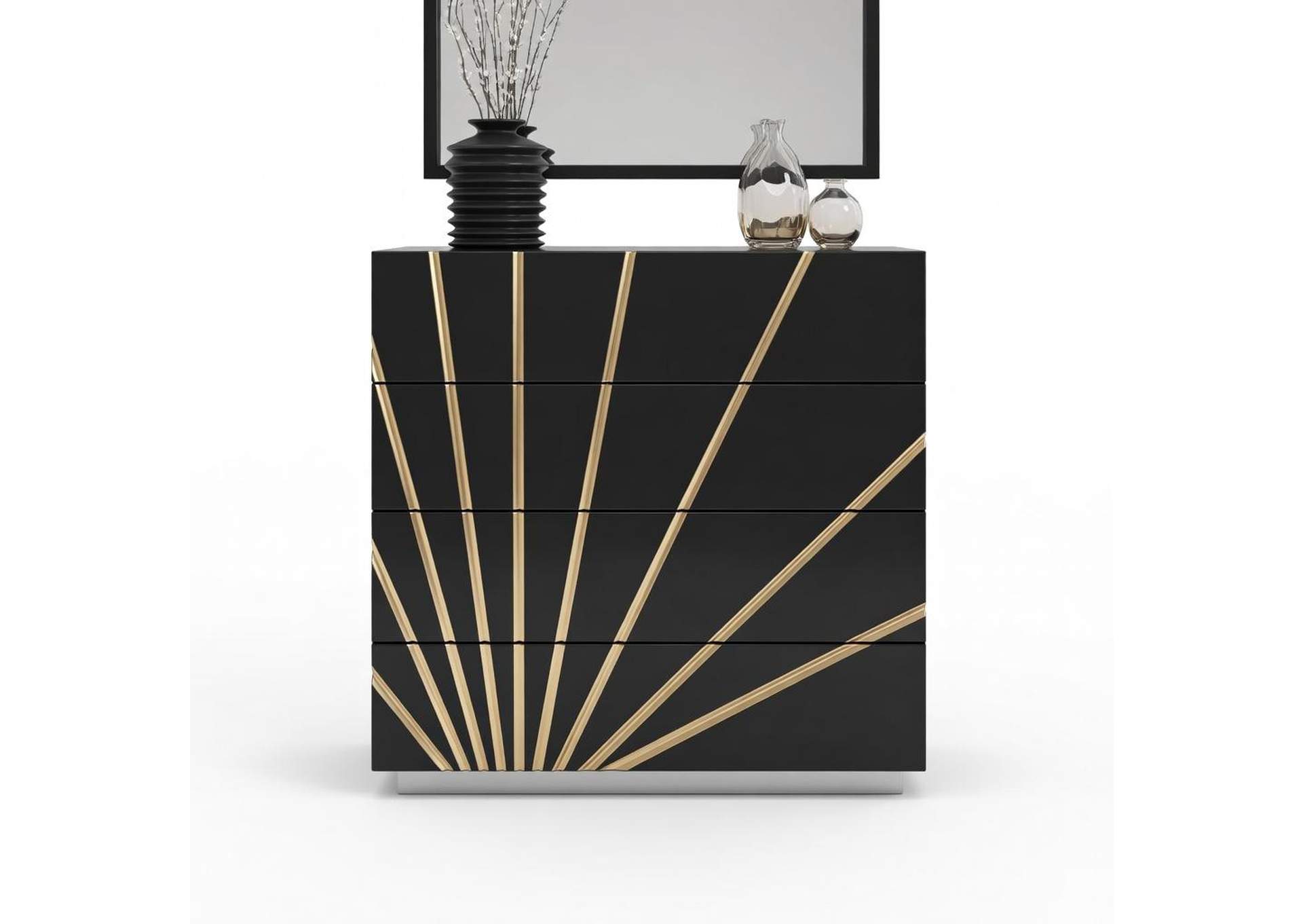 Oro Black Single Dresser image 1