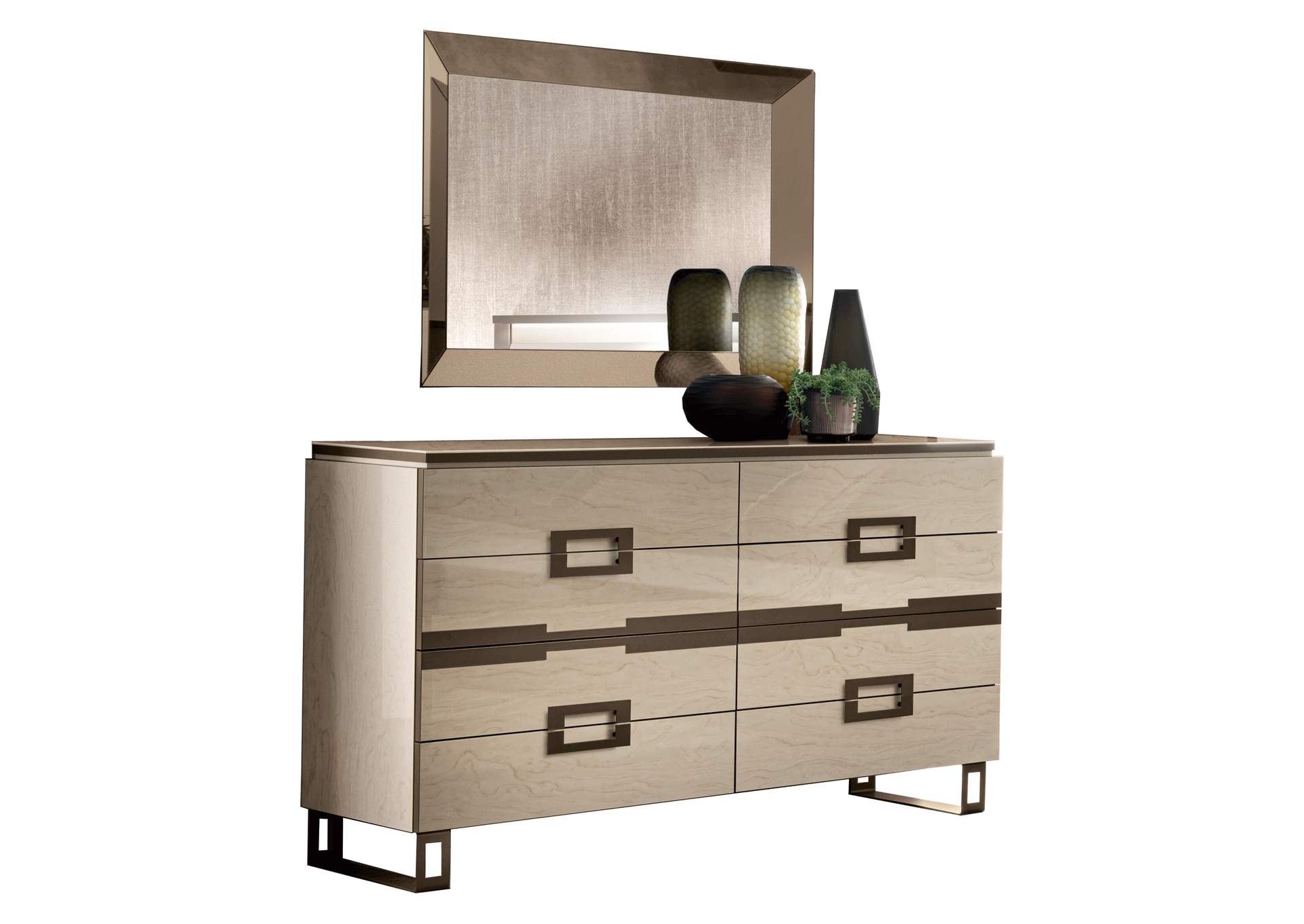 Poesia Double Dresser / Mirror SET image 1