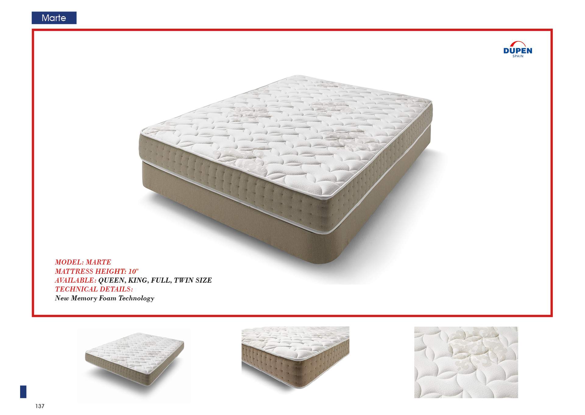 Marte Mattress SET image 5