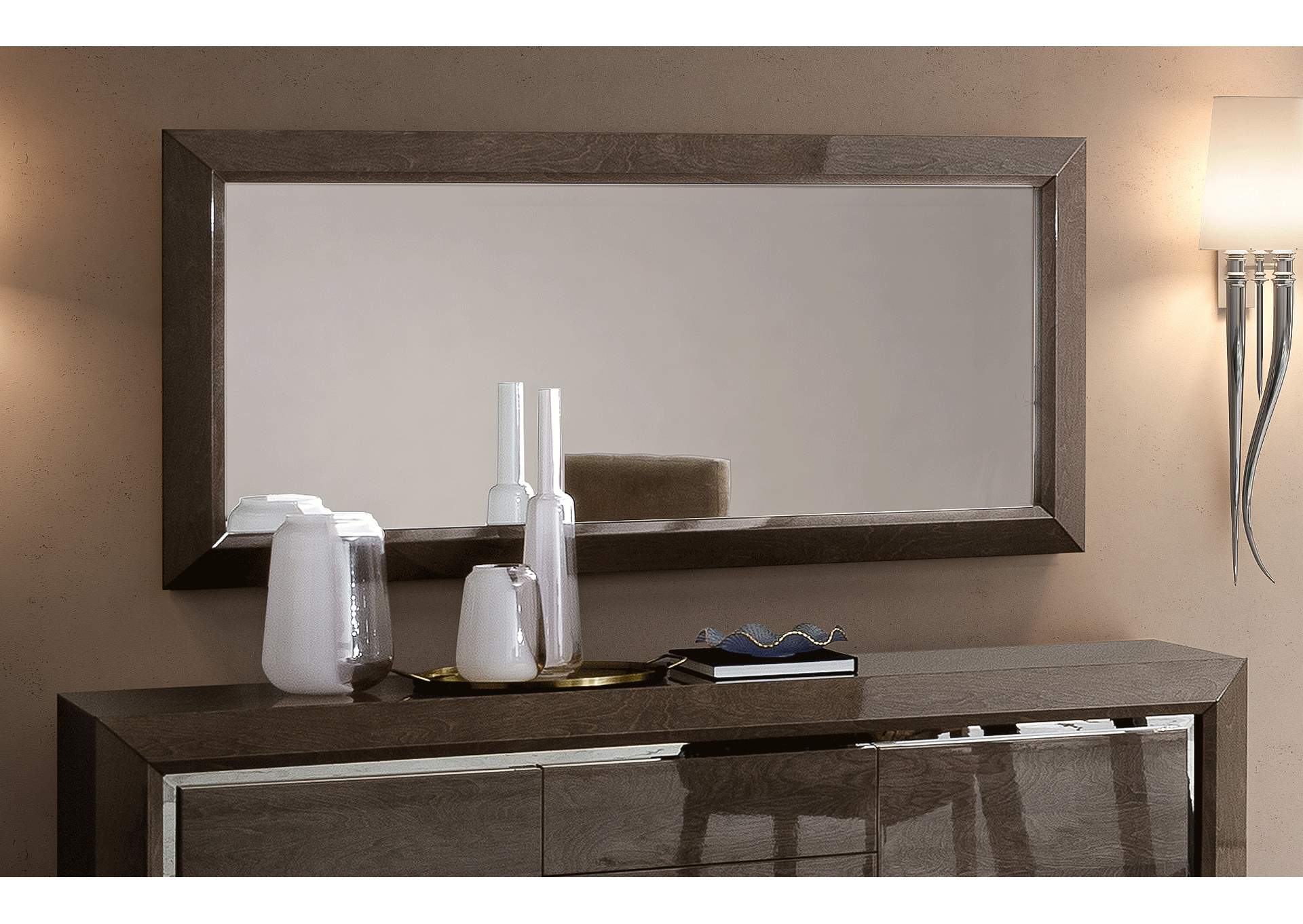 Elite Silver Mirror for Buffet SET image 1