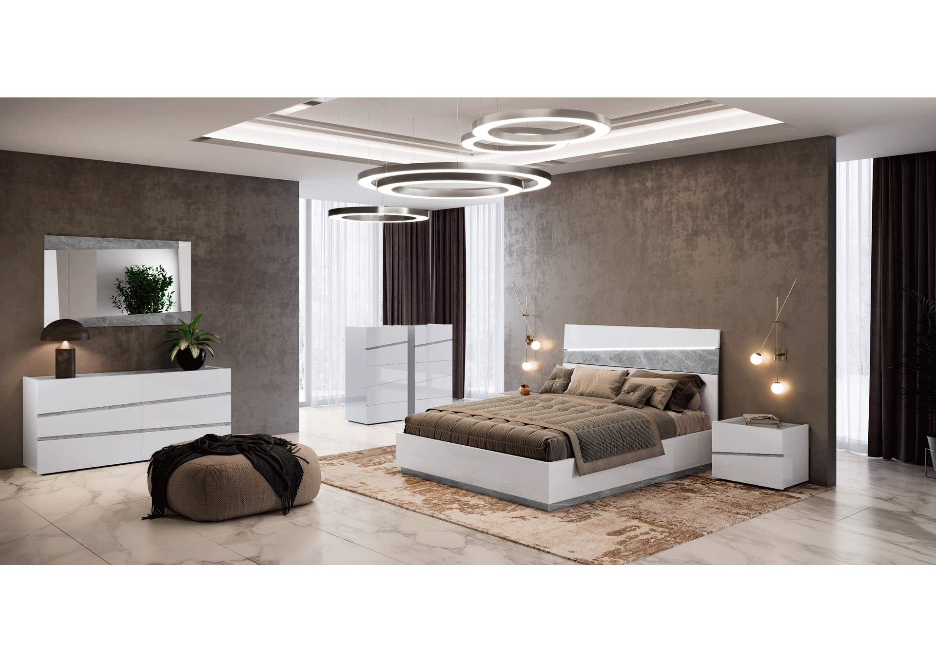 Alba Bedroom with Light By Camel Group Italy SET image 10