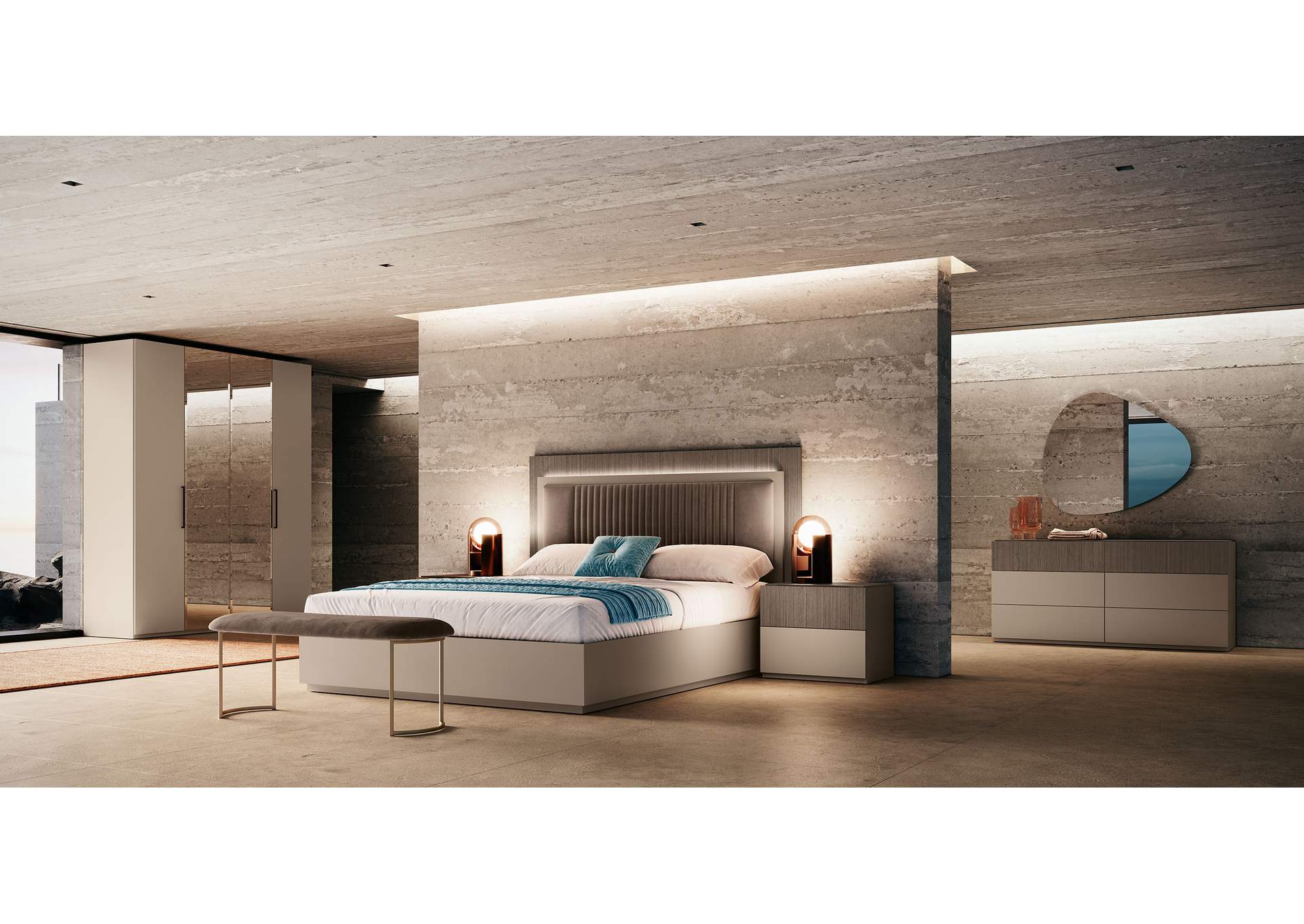 Camel Essenza Bedroom SET image 5